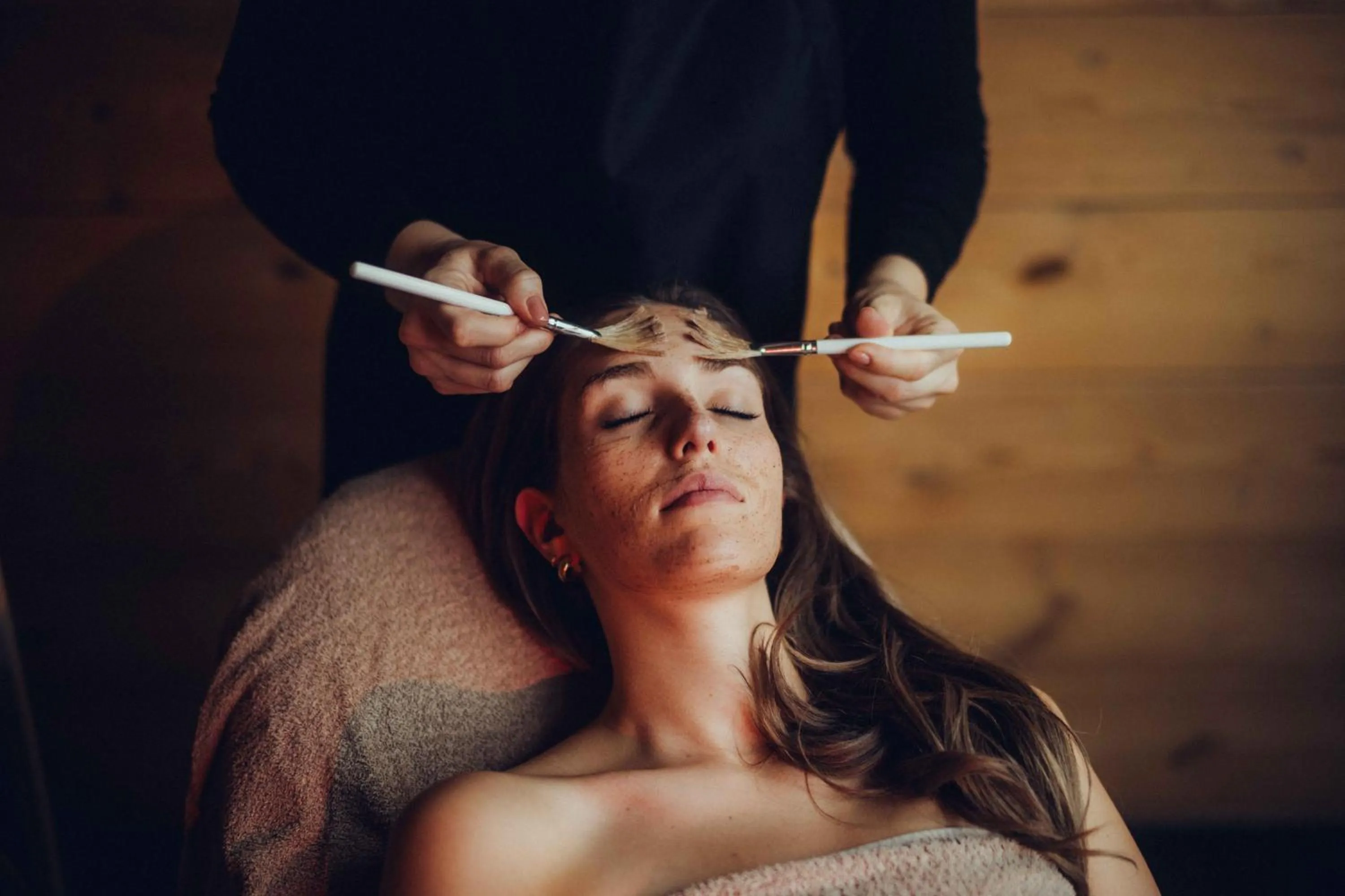 Spa and wellness centre/facilities in Holzhotel Forsthofalm