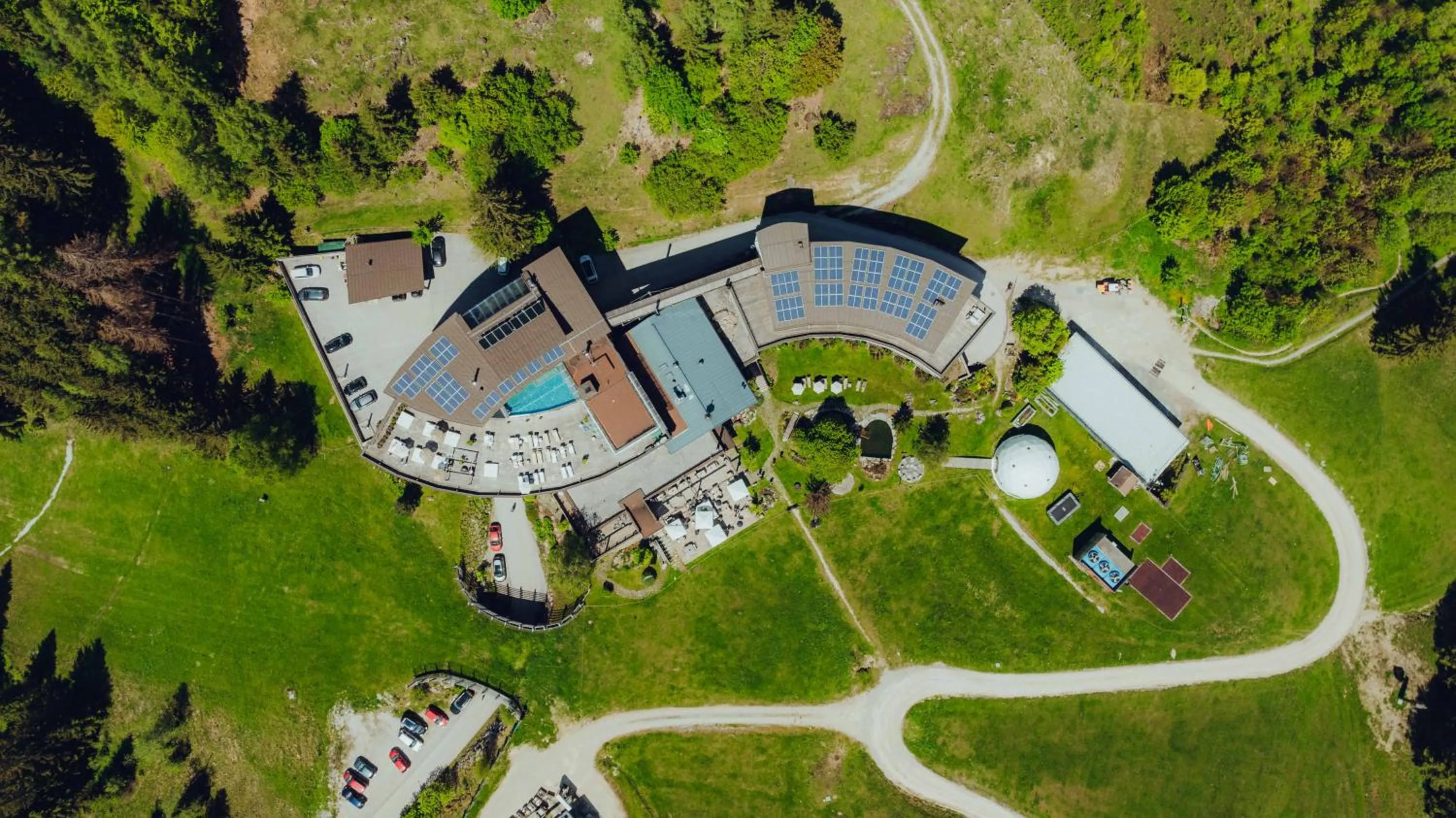 Property building in Holzhotel Forsthofalm