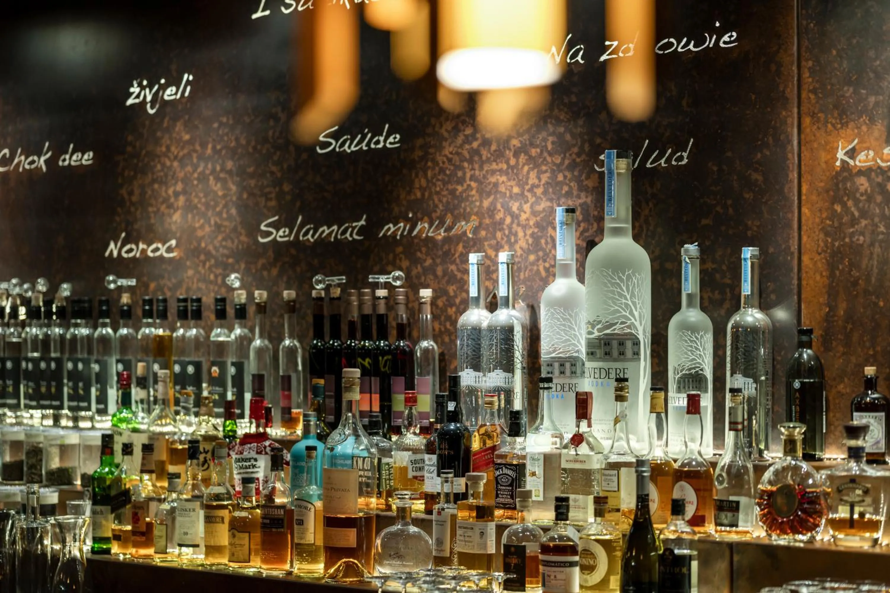 Lounge or bar in Holzhotel Forsthofalm