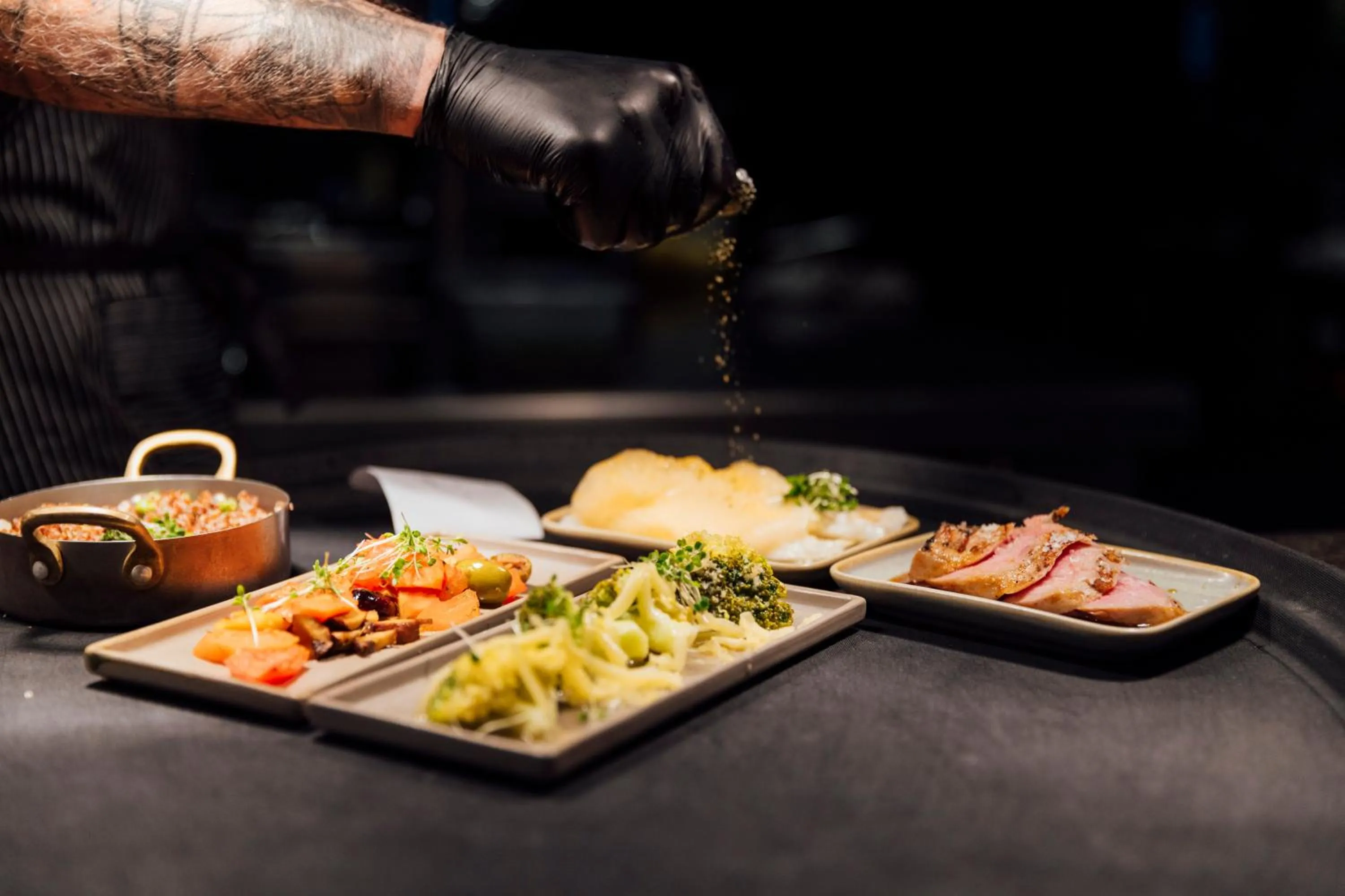 Restaurant/places to eat in Holzhotel Forsthofalm