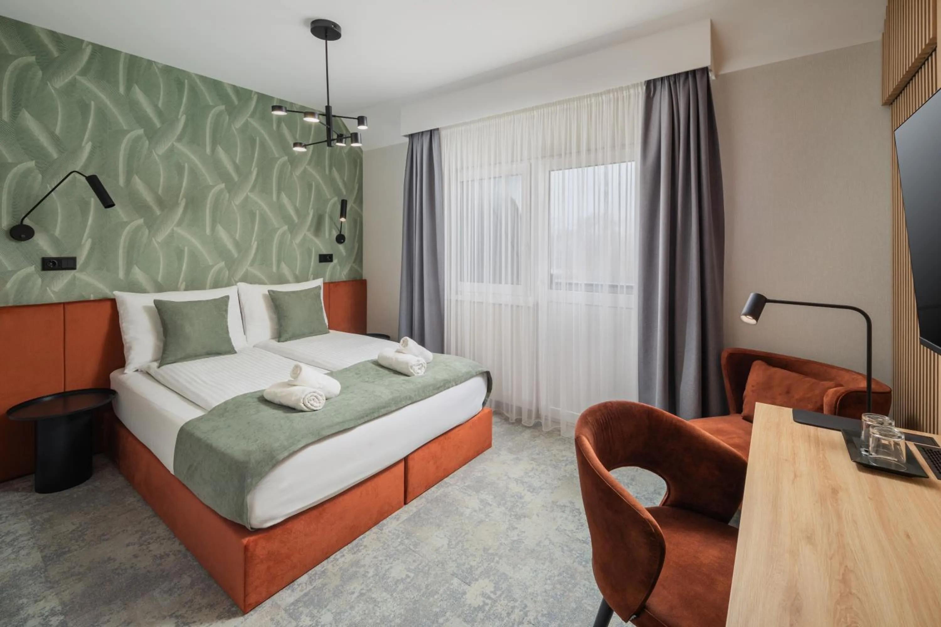 Bedroom, Bed in Sziget Hotel