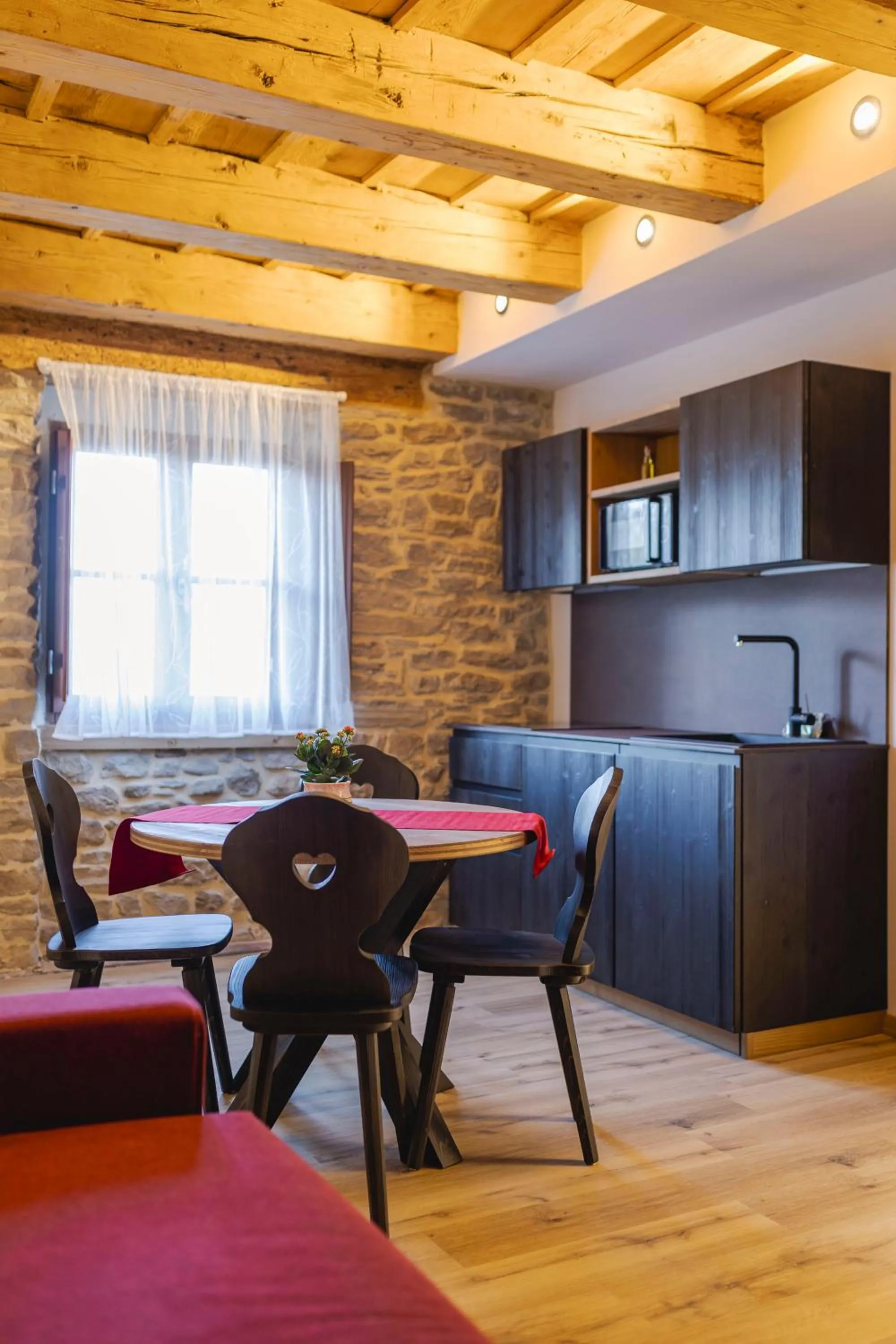 Kitchen or kitchenette in Granduca Mountain Wellness Apartments Campigna
