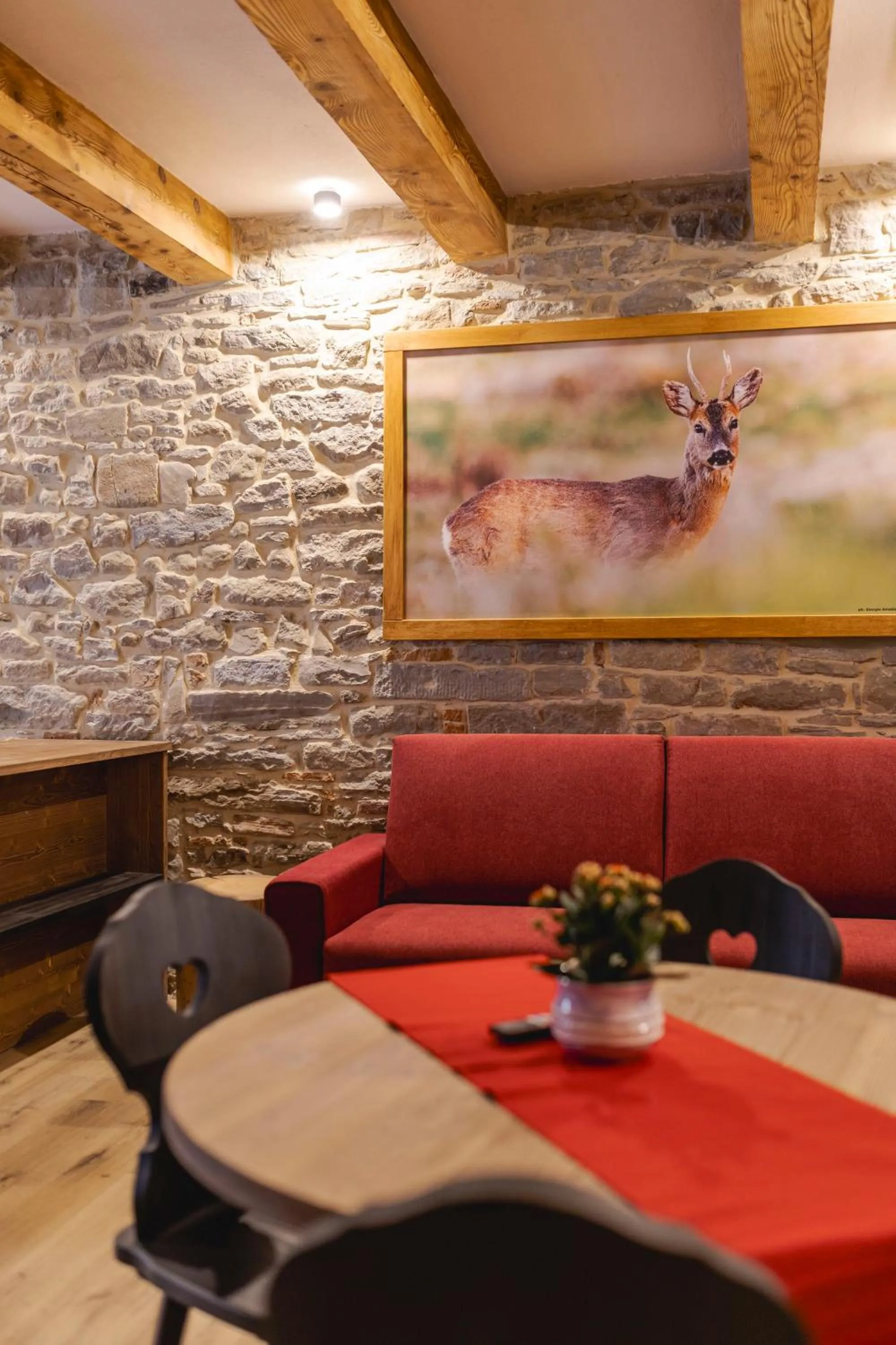 Living room in Granduca Mountain Wellness Apartments Campigna