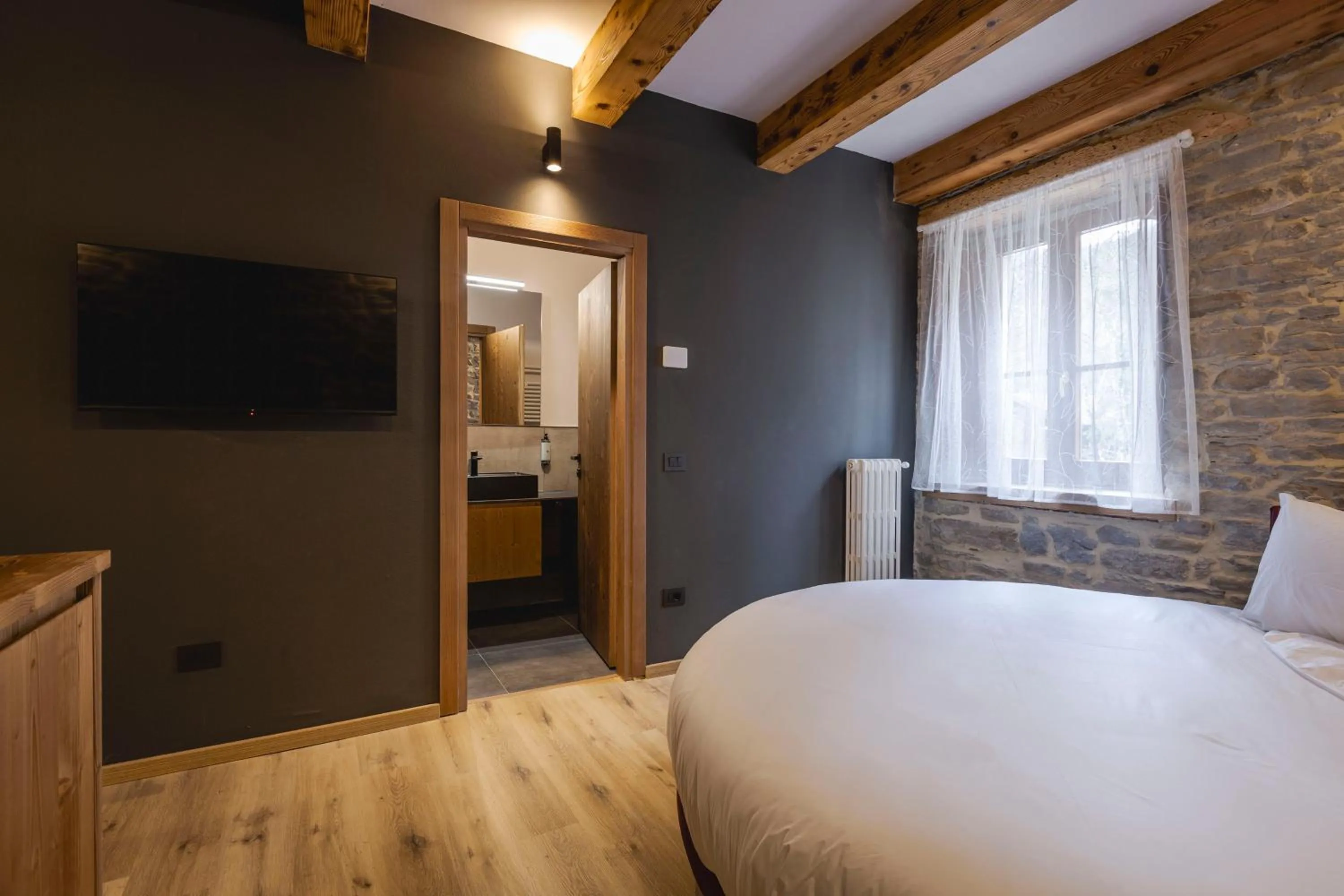 Photo of the whole room, Bed in Granduca Mountain Wellness Apartments Campigna