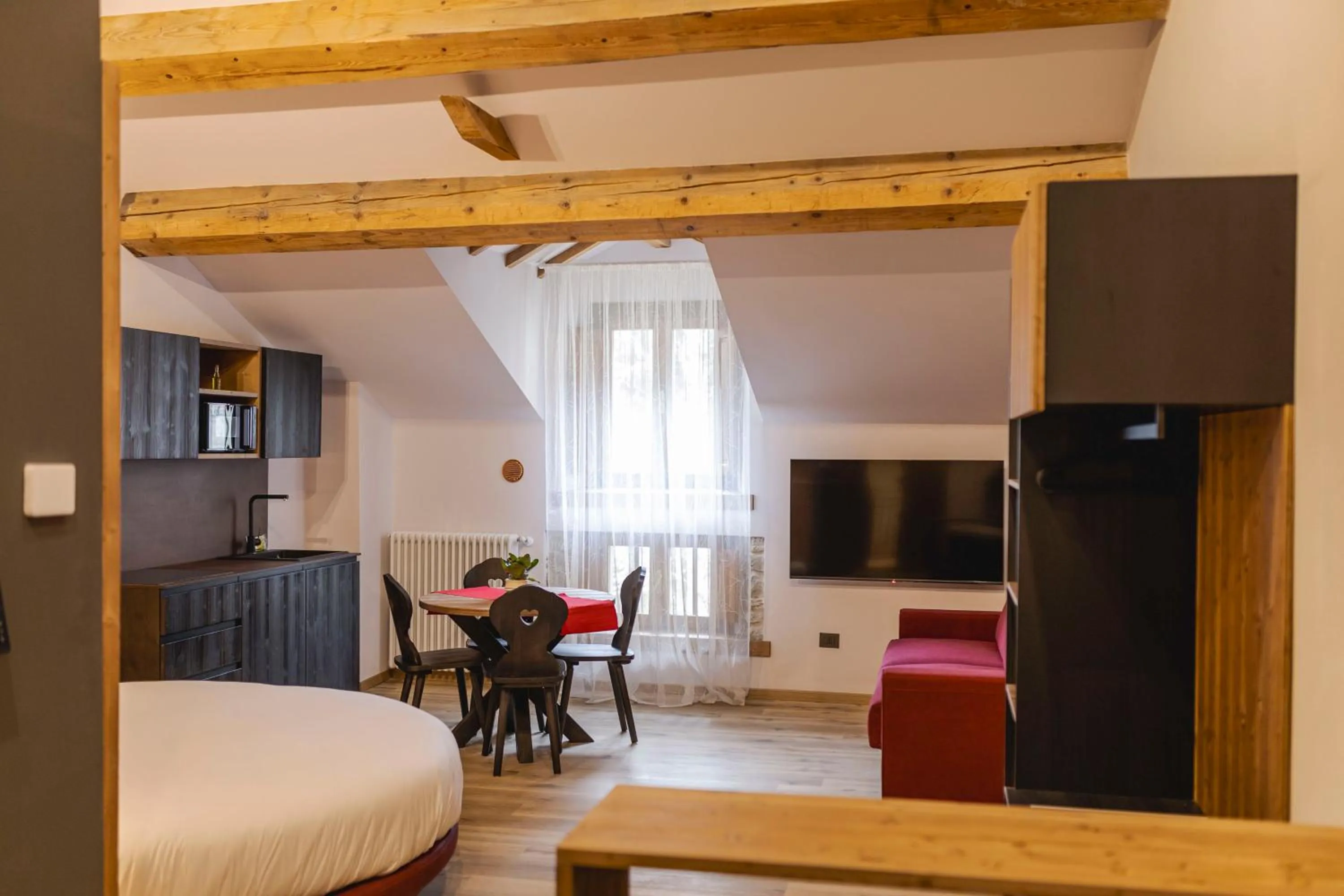 Photo of the whole room, Bed in Granduca Mountain Wellness Apartments Campigna