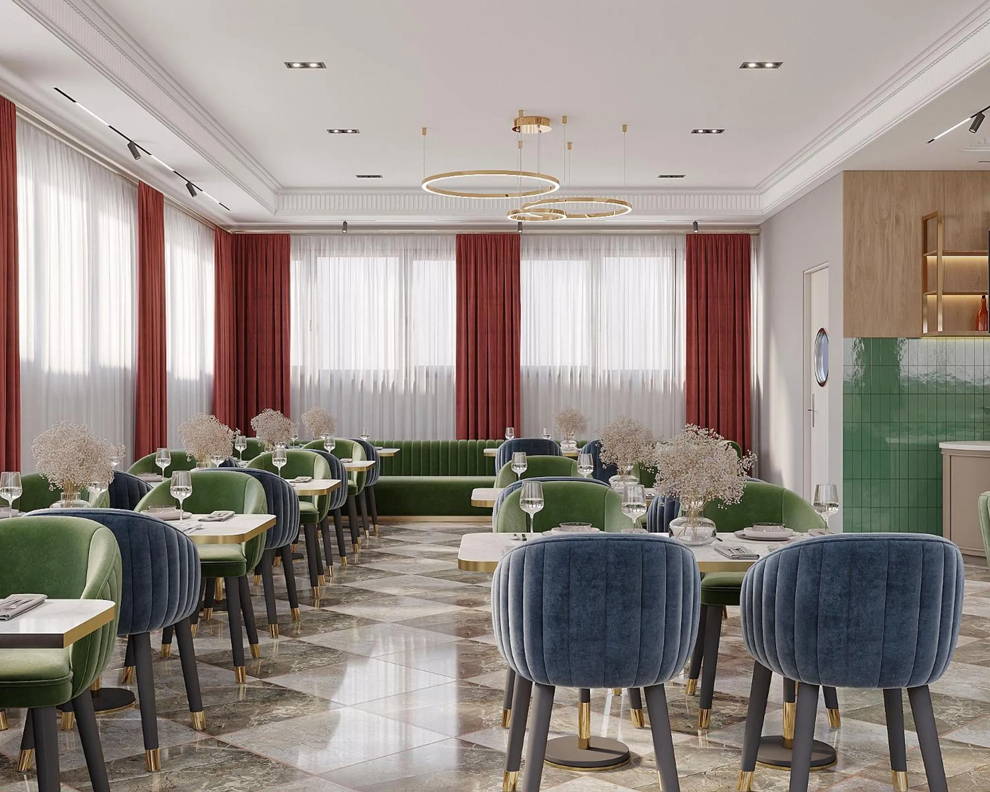 Restaurant/places to eat in Hotel 1946