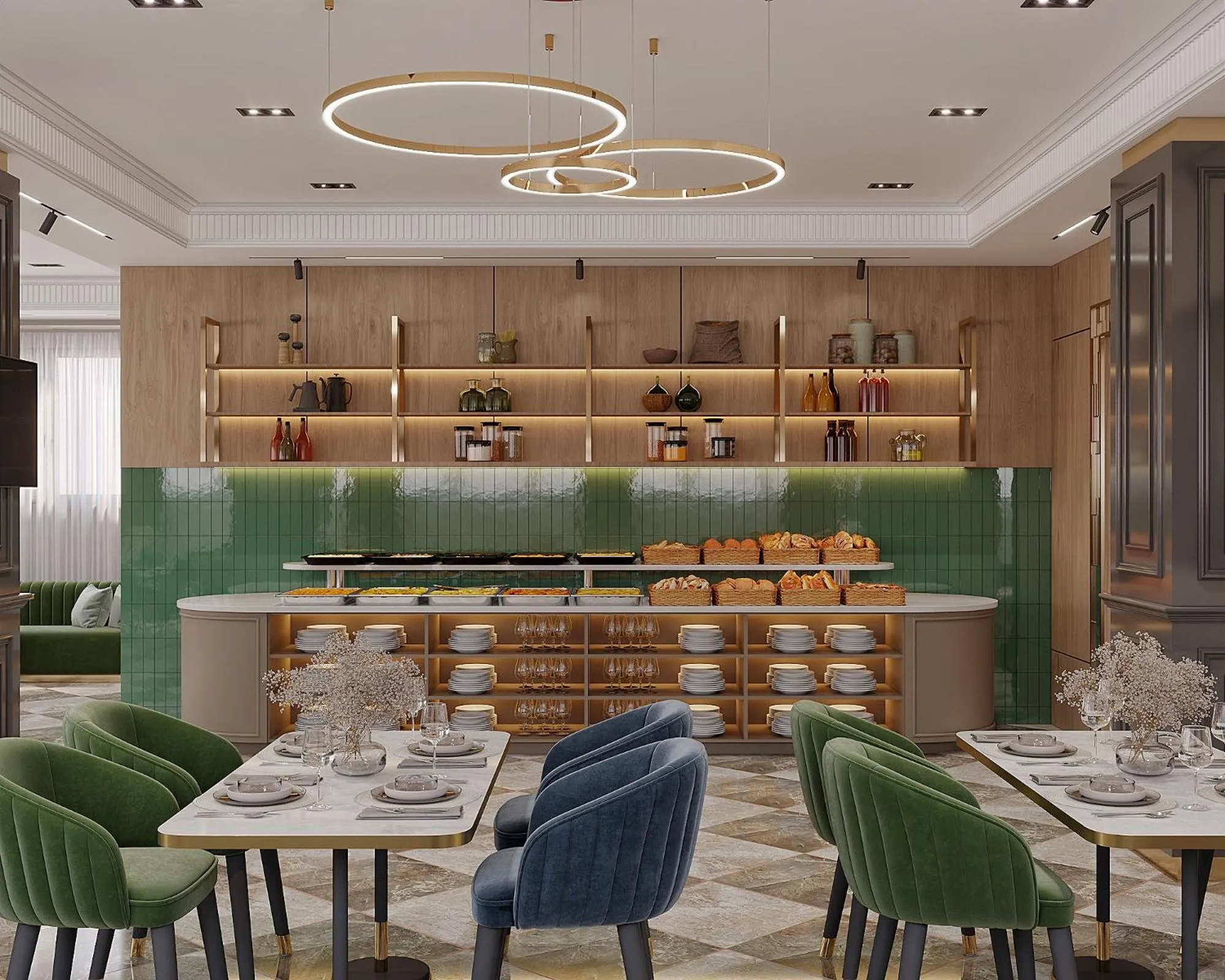 Restaurant/places to eat in Hotel 1946