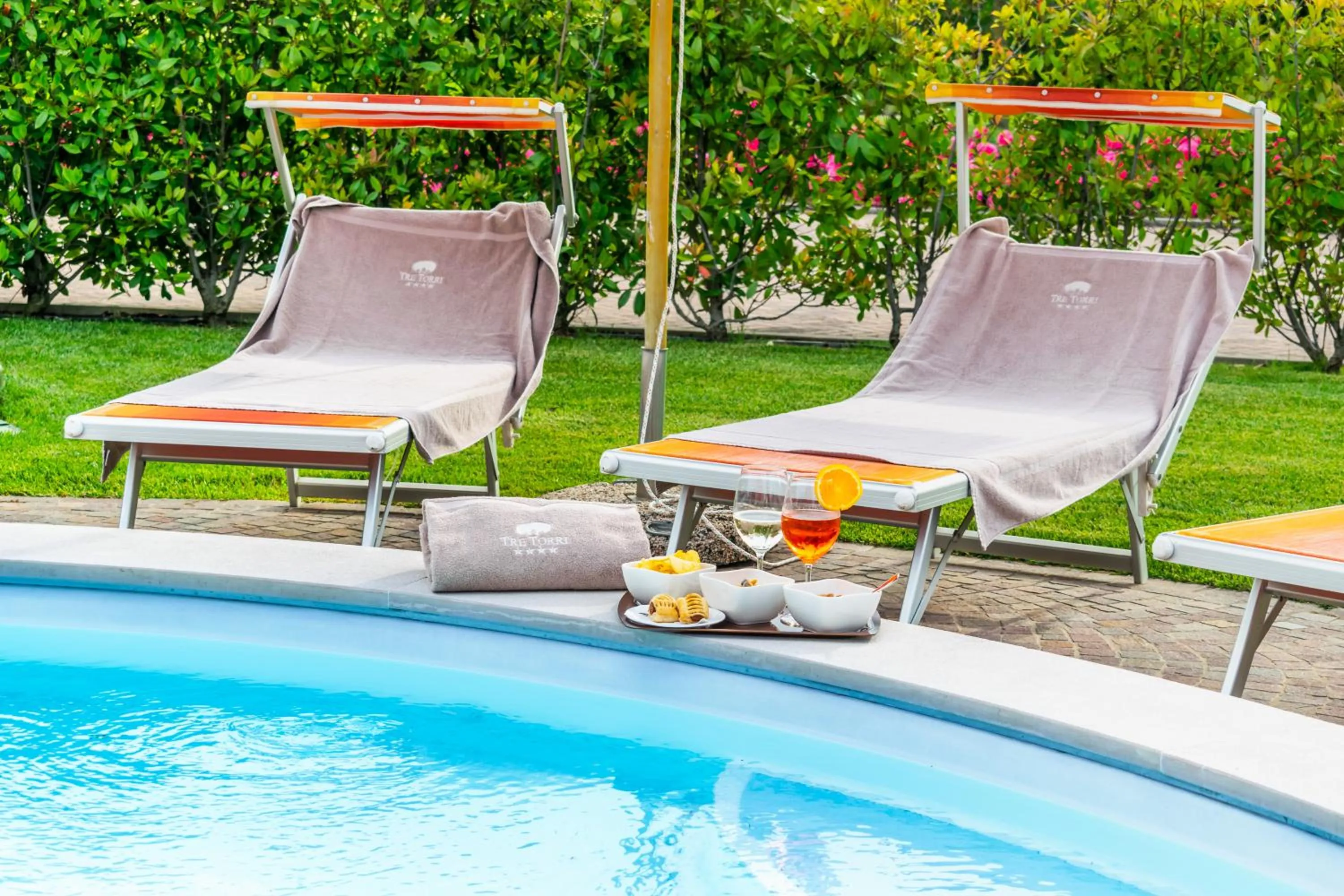 Garden in Hotel Tre Torri