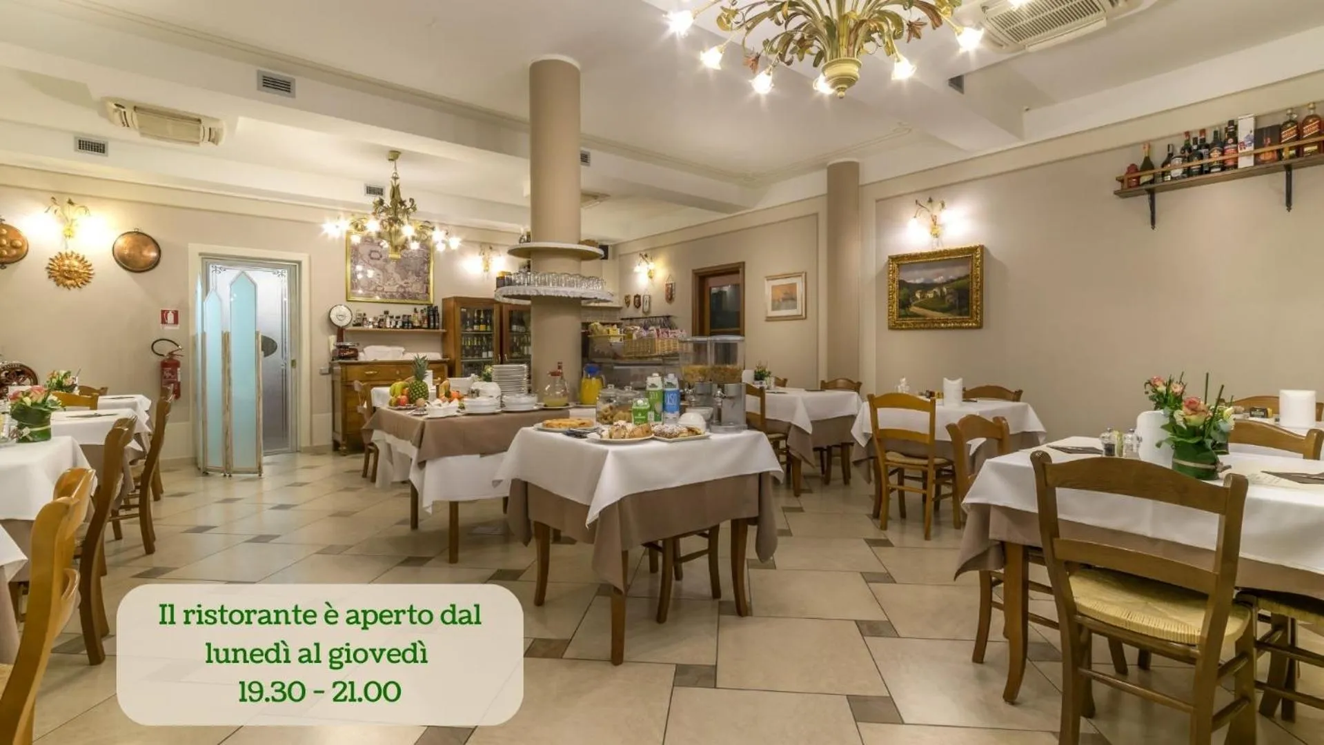 Restaurant/places to eat in Hotel Tre Torri