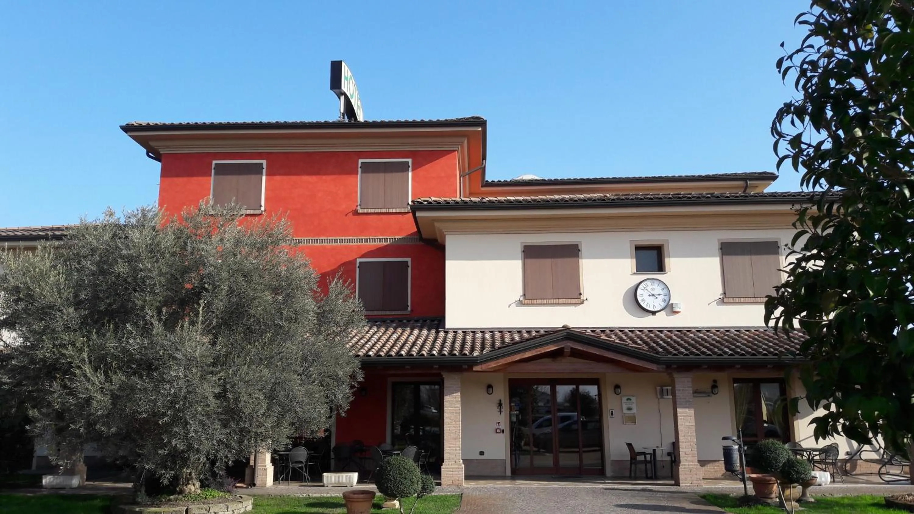 Facade/entrance in Hotel Tre Torri
