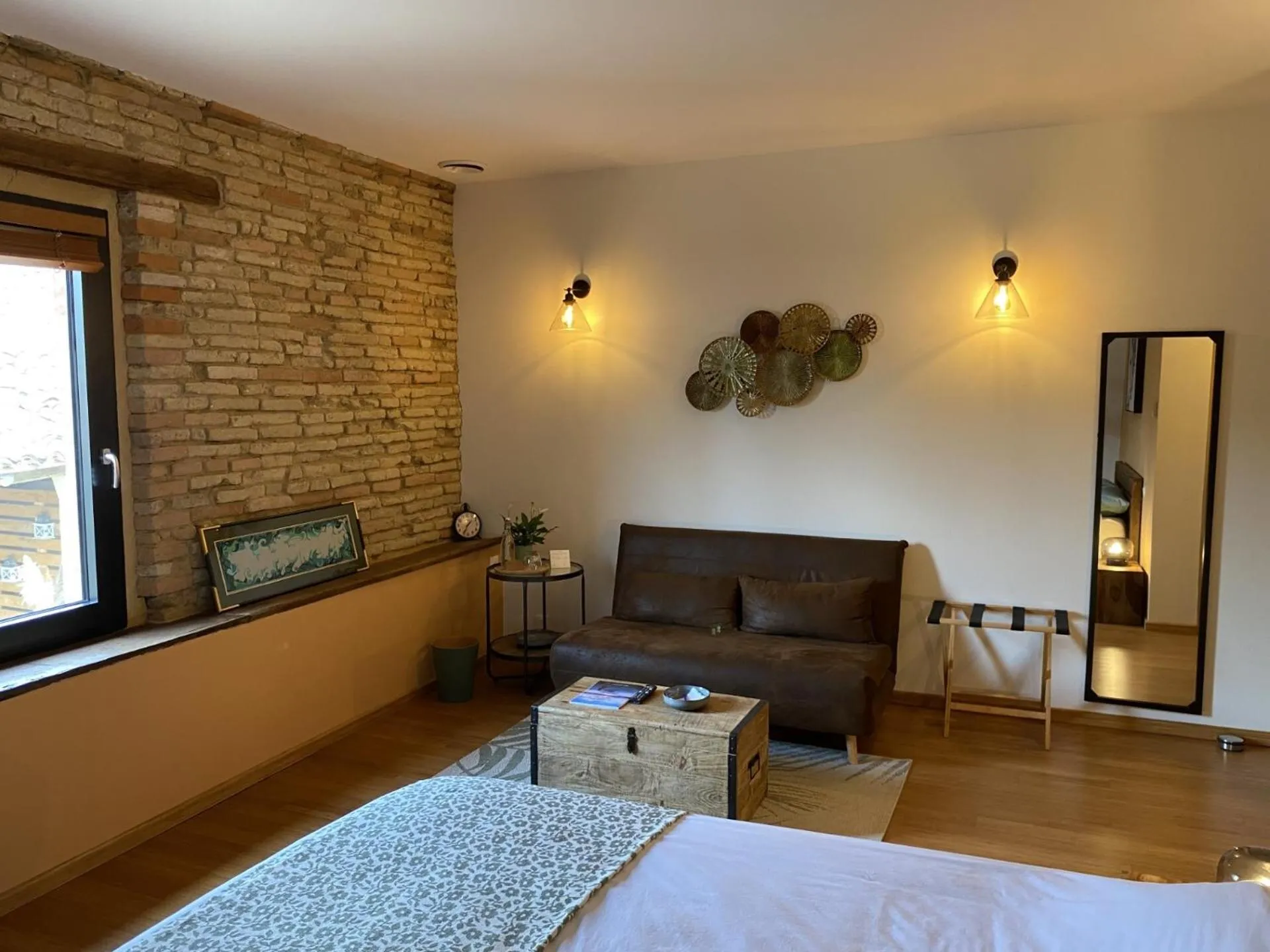 Bedroom, Bed in Aux Coteaux d'Aussac