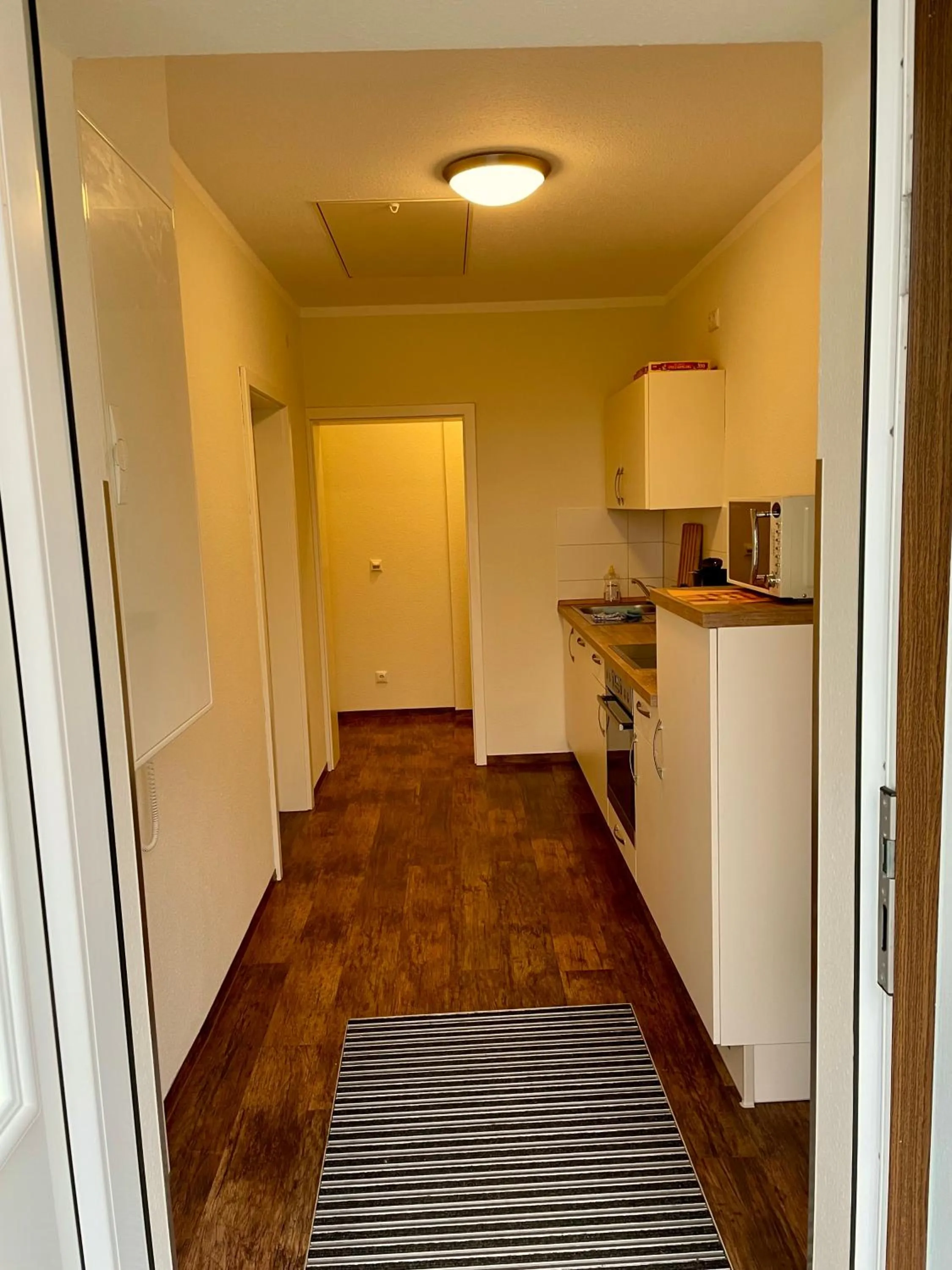 Kitchen or kitchenette in Lindenhaus Scharfe Kurve