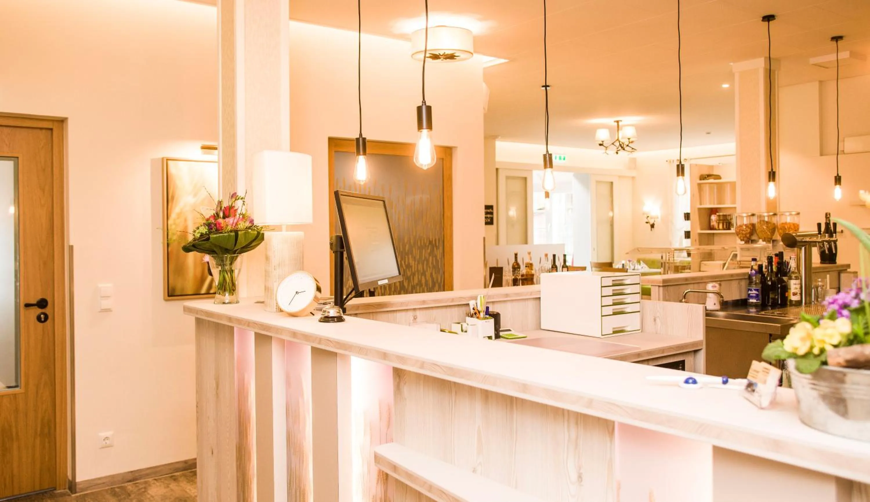 Lobby or reception in Lindenhaus Scharfe Kurve