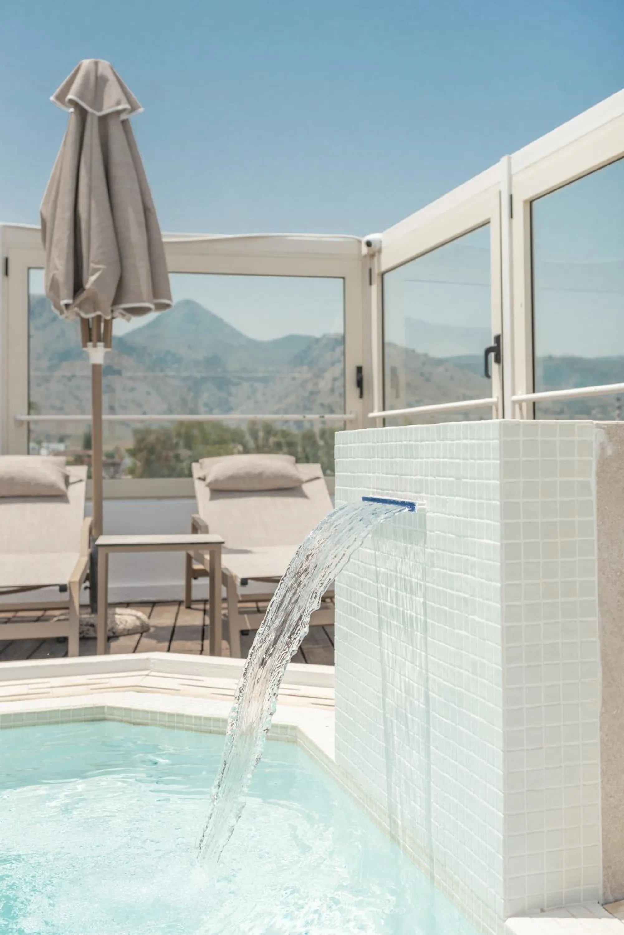 sunbed in Lino Mare Boutique Hotel