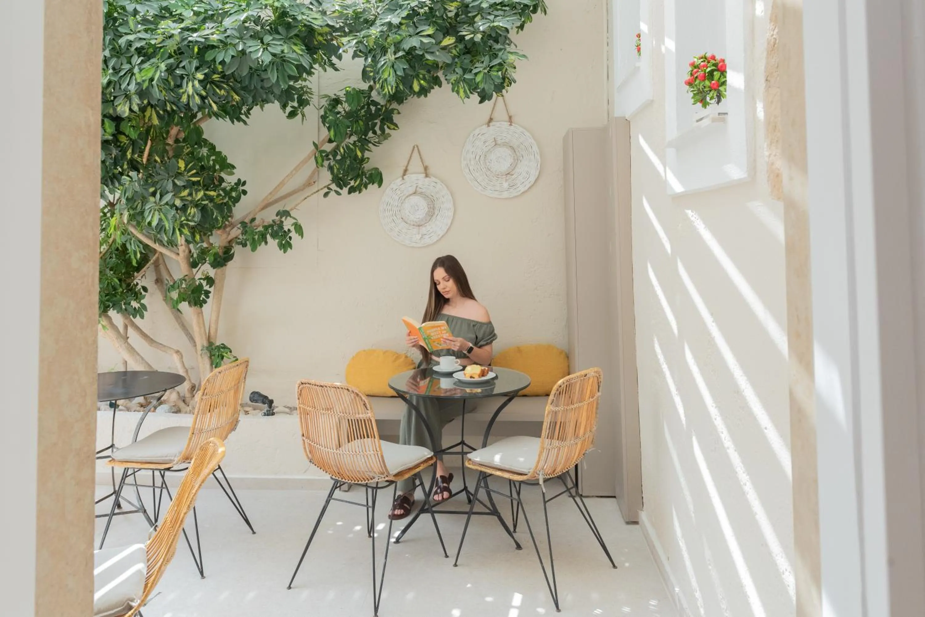 Patio in Lino Mare Boutique Hotel