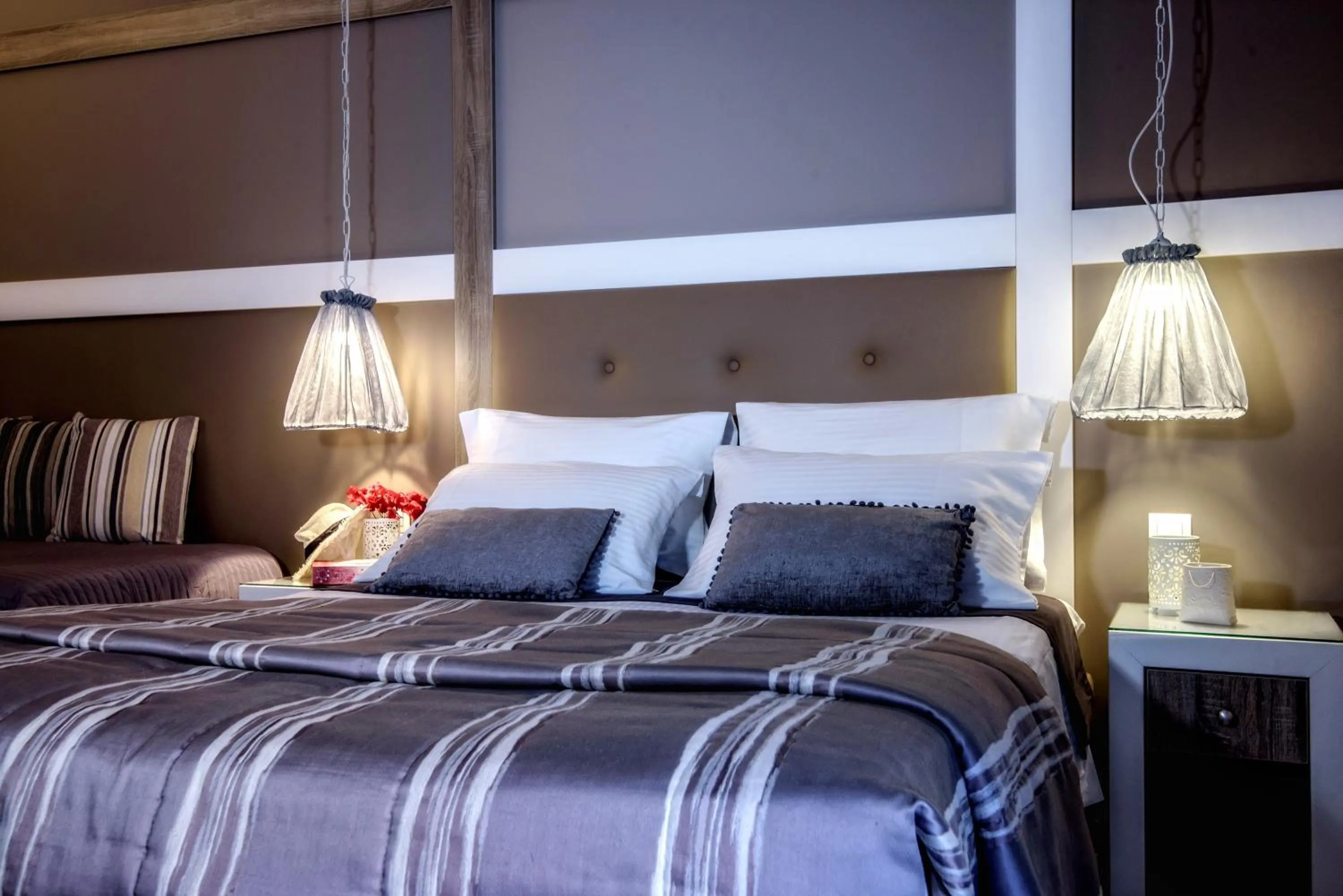 Bed in Lino Mare Boutique Hotel