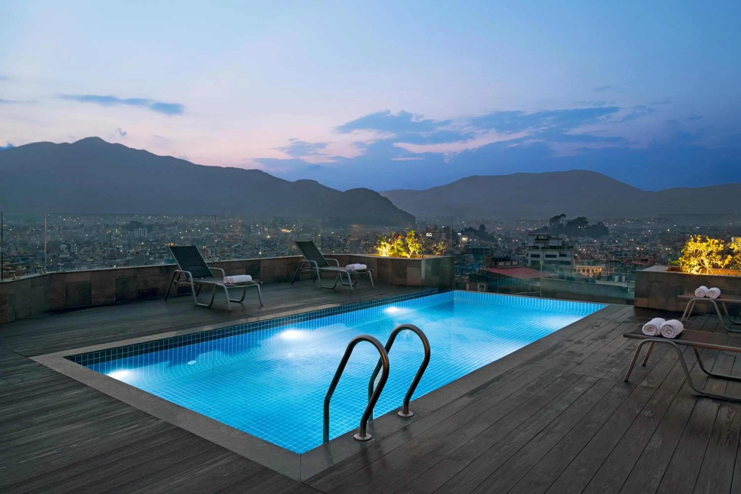 Swimming pool in Ramada Encore by Wyndham Kathmandu Thamel