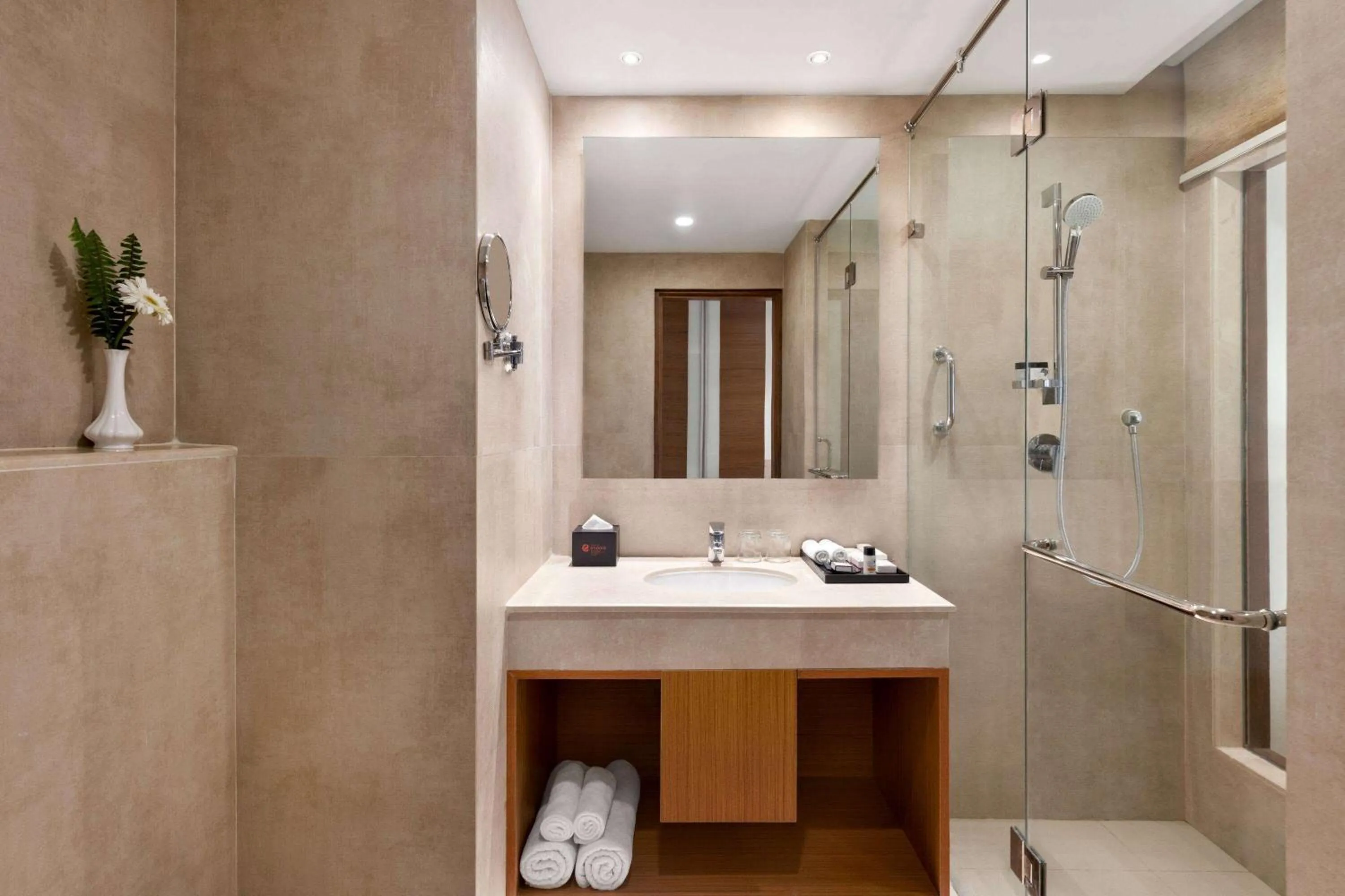 Bathroom in Ramada Encore by Wyndham Kathmandu Thamel