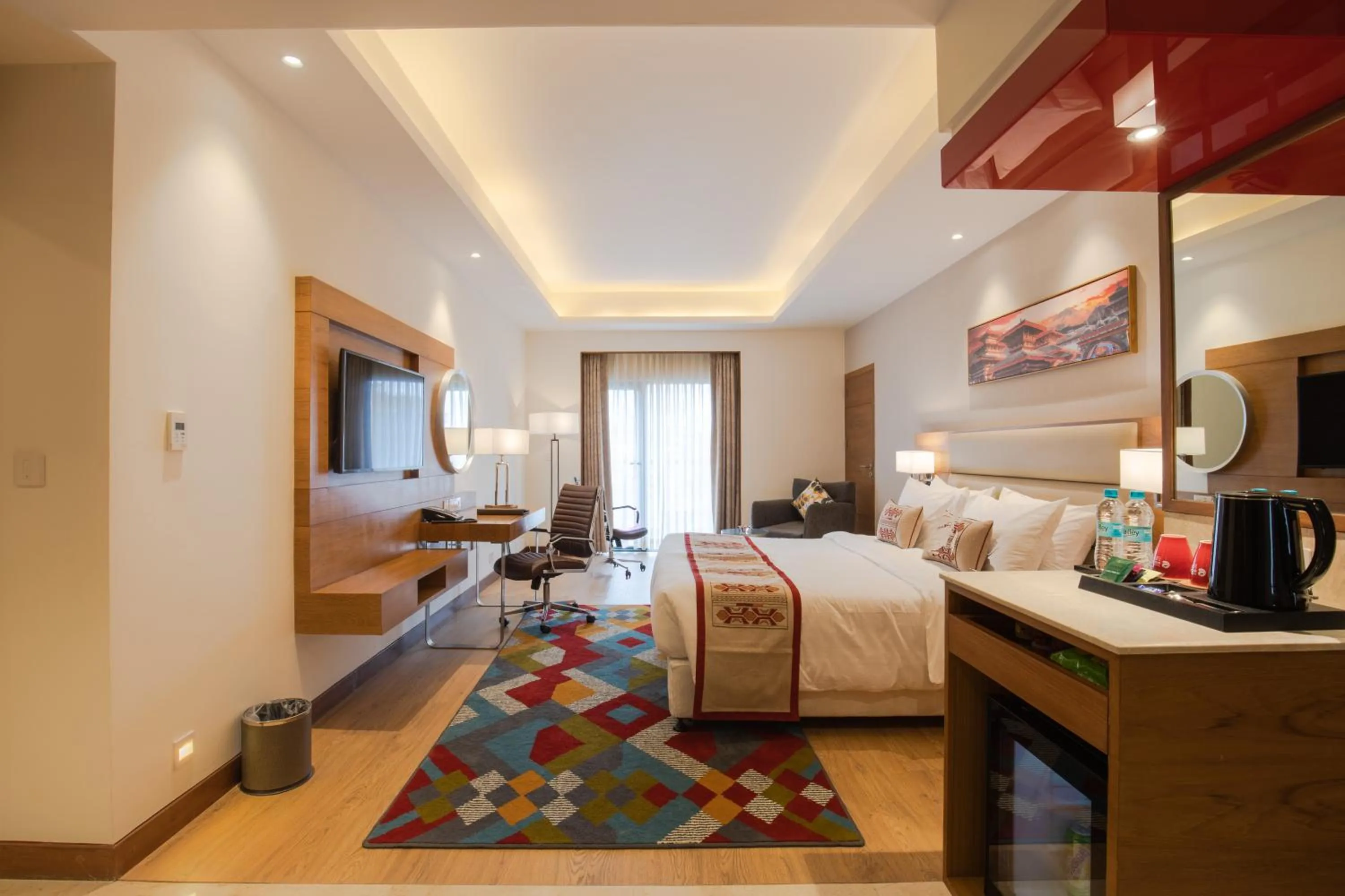 Photo of the whole room, Bed in Ramada Encore by Wyndham Kathmandu Thamel