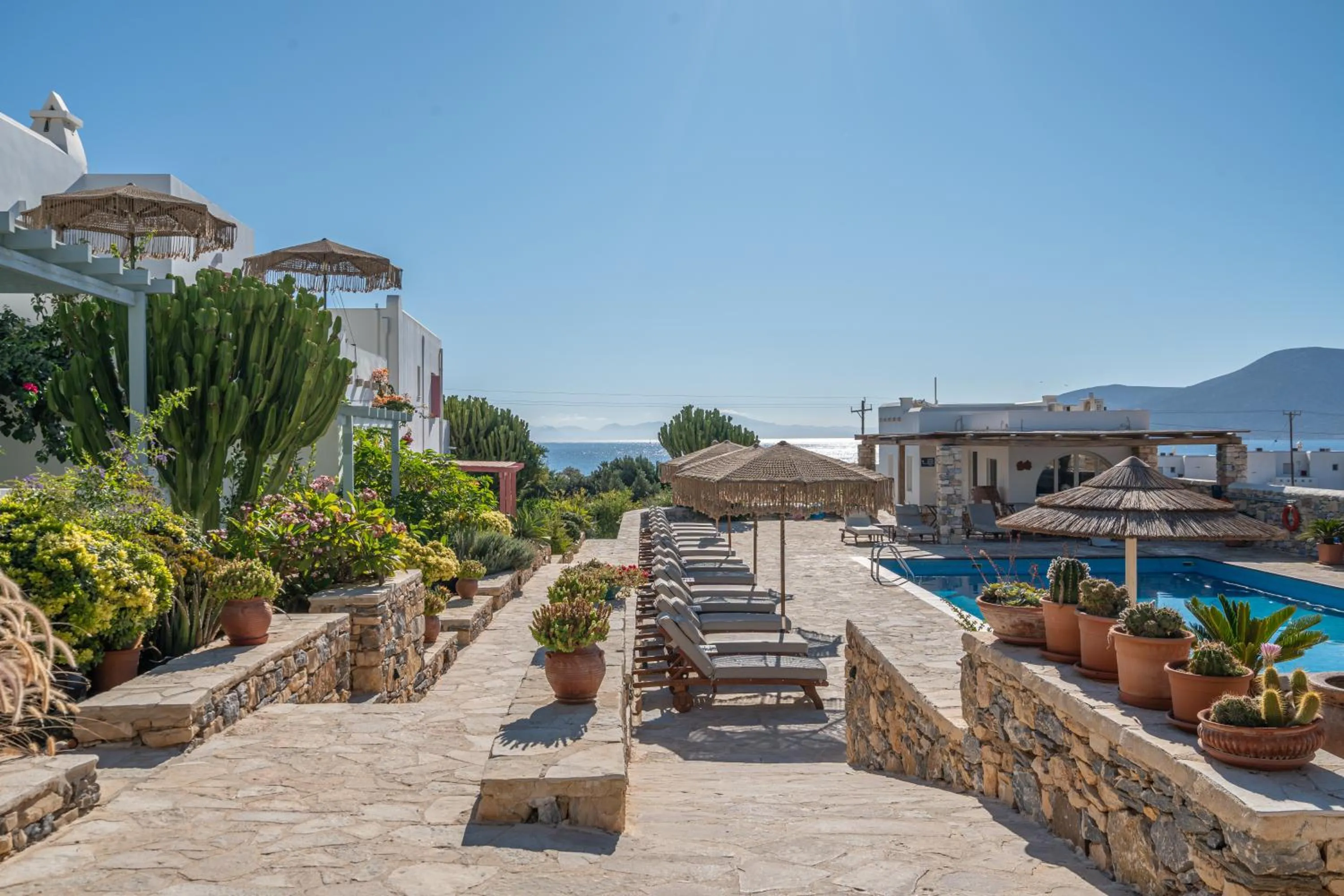 Swimming pool in Aeolos Hotel
