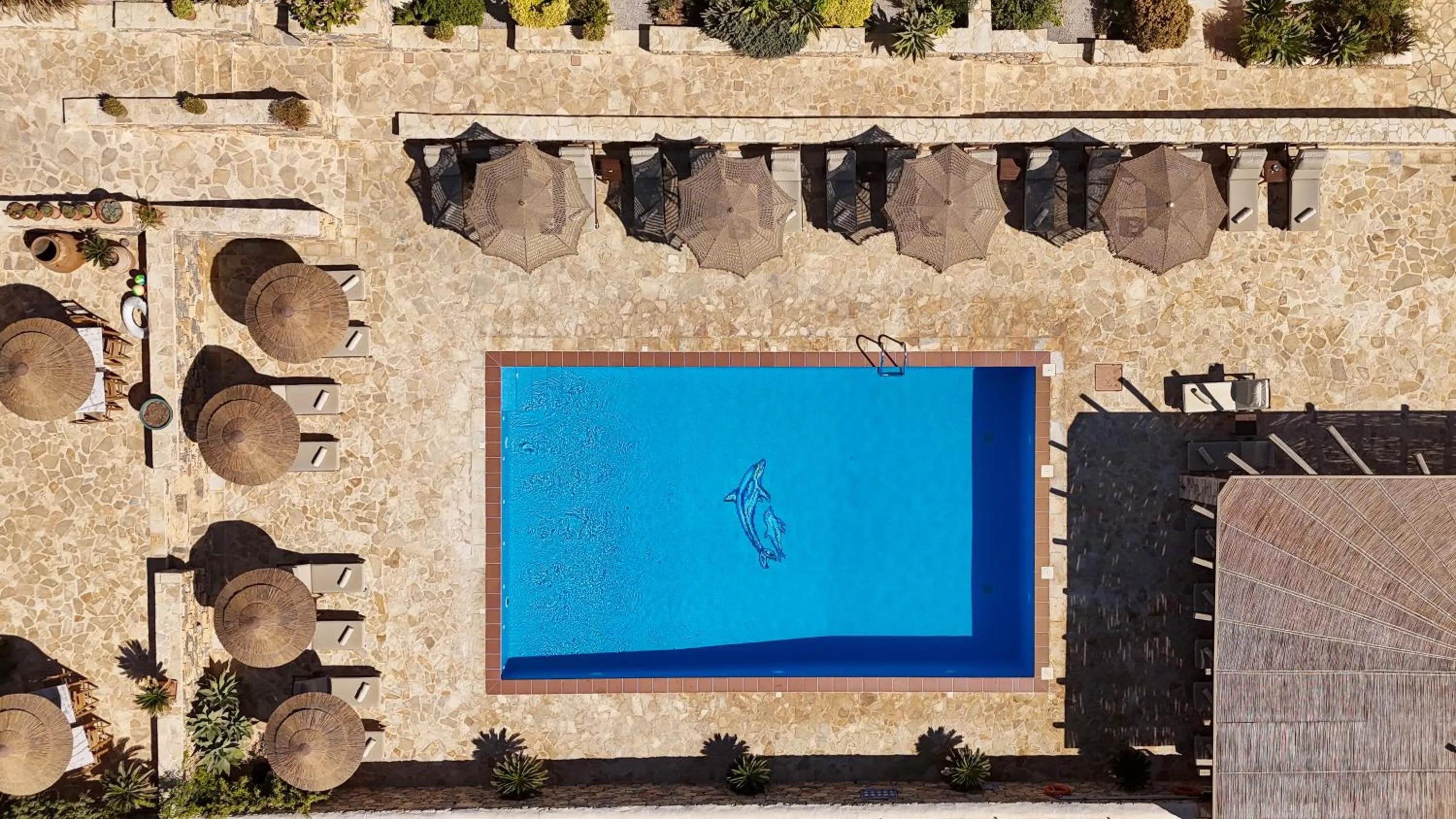Swimming pool in Aeolos Hotel