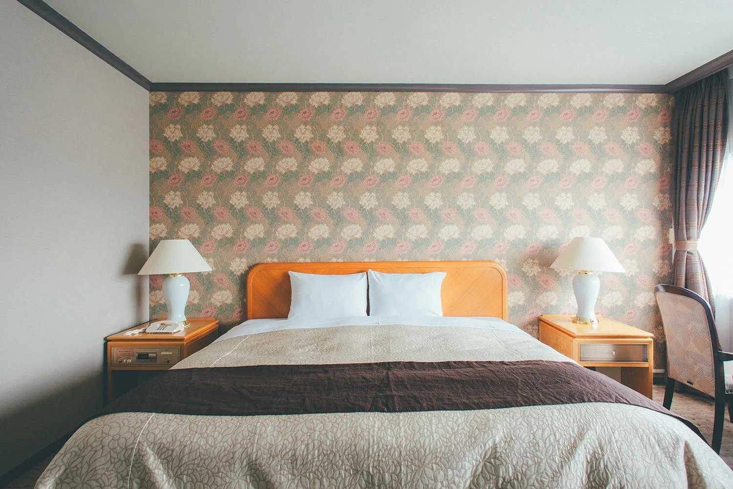 Bed in Kakegawa Grand Hotel