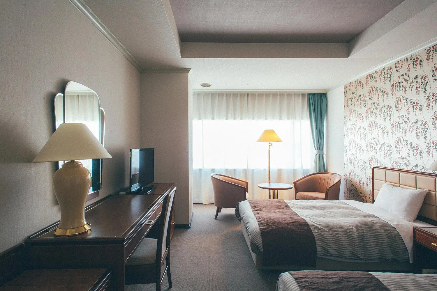 Bed in Kakegawa Grand Hotel