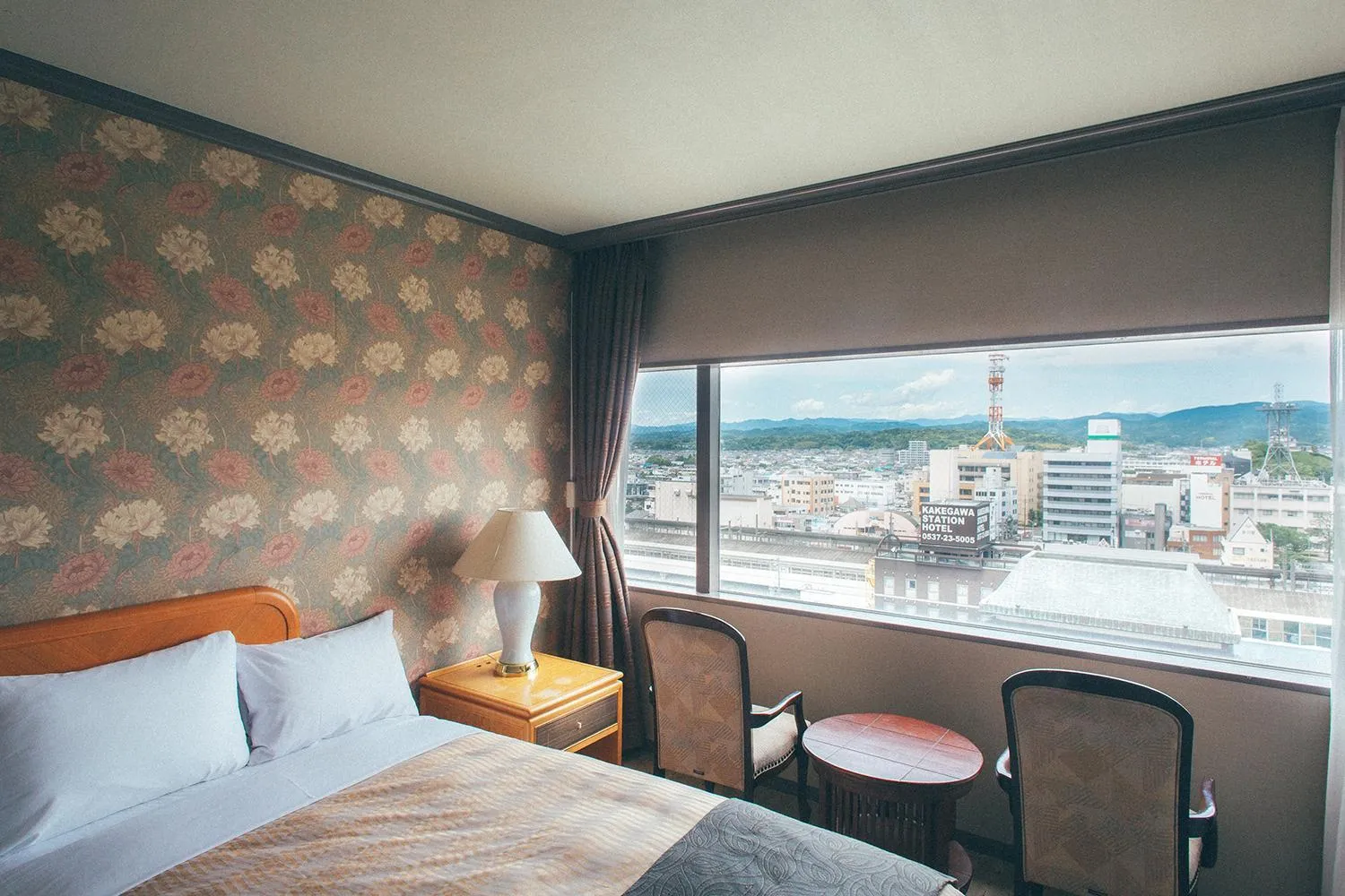 City view, Bed in Kakegawa Grand Hotel