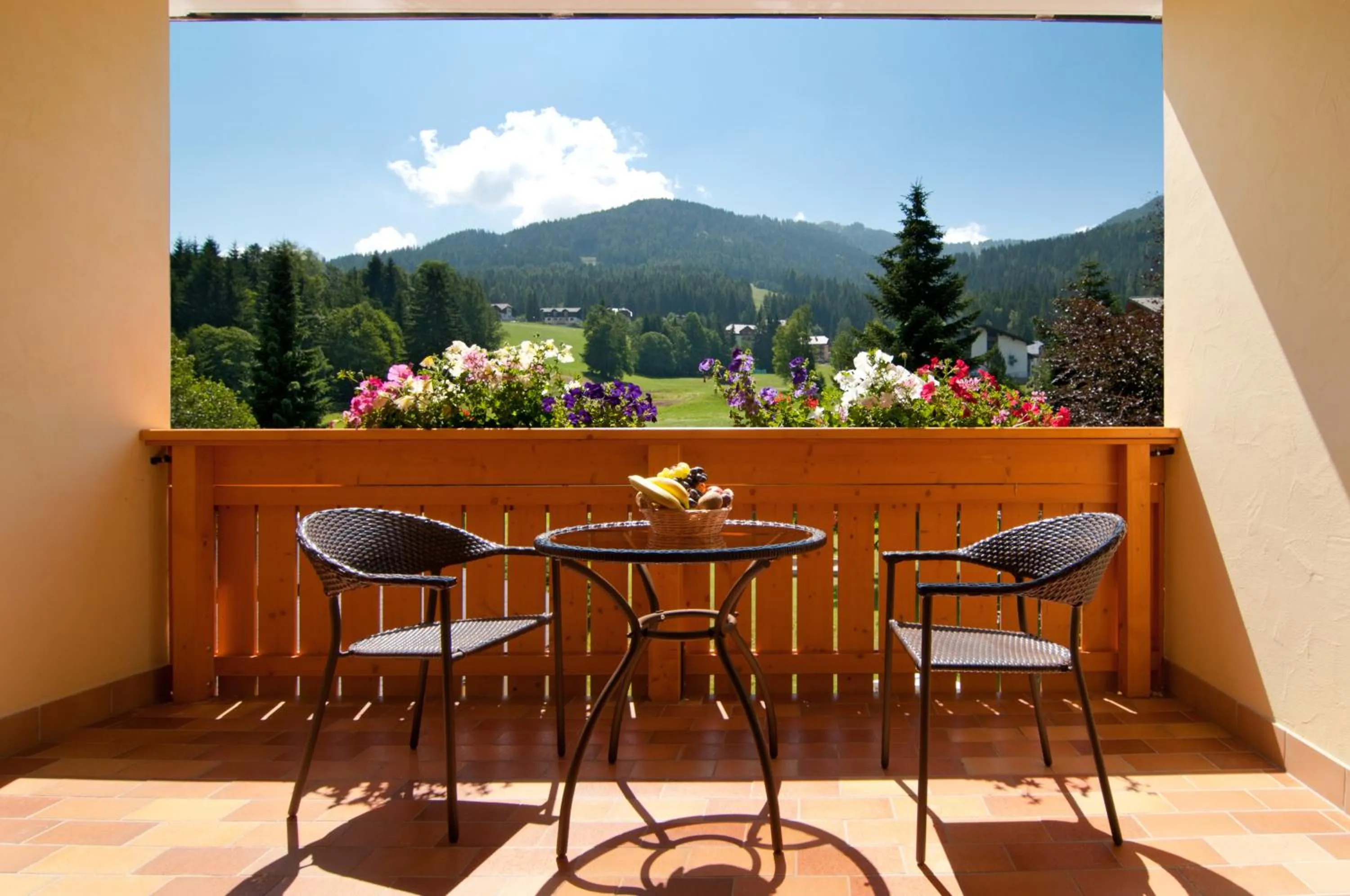 Balcony/Terrace in Family & Sporthotel Kärntnerhof