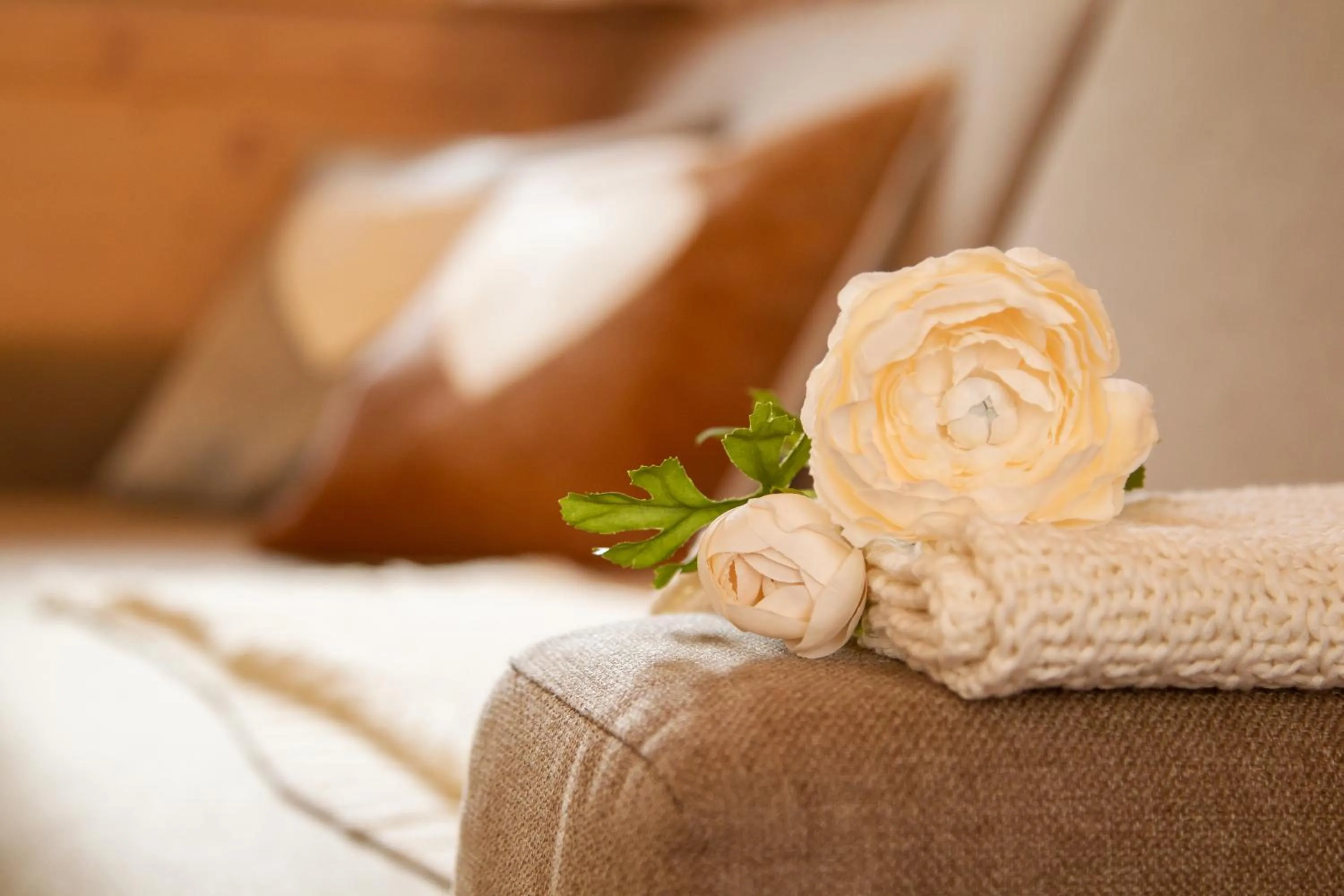 Decorative detail, Bed in Hotel Chalet Giasenei