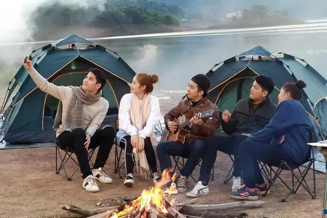 Natural landscape in Dansavanh Namngum Resort