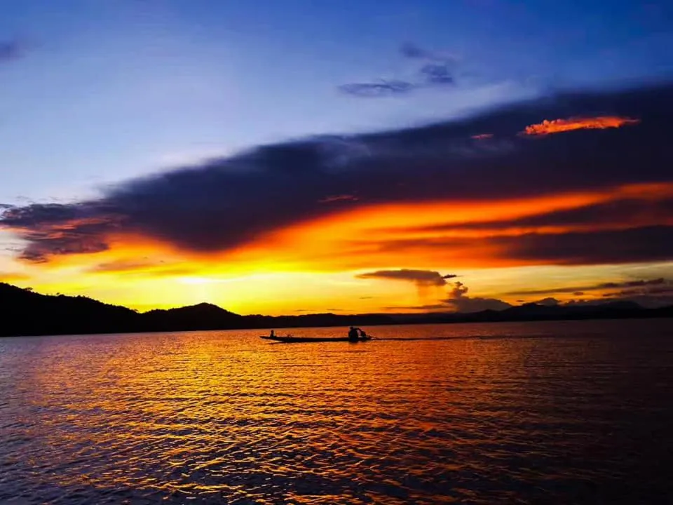 Lake view in Dansavanh Namngum Resort