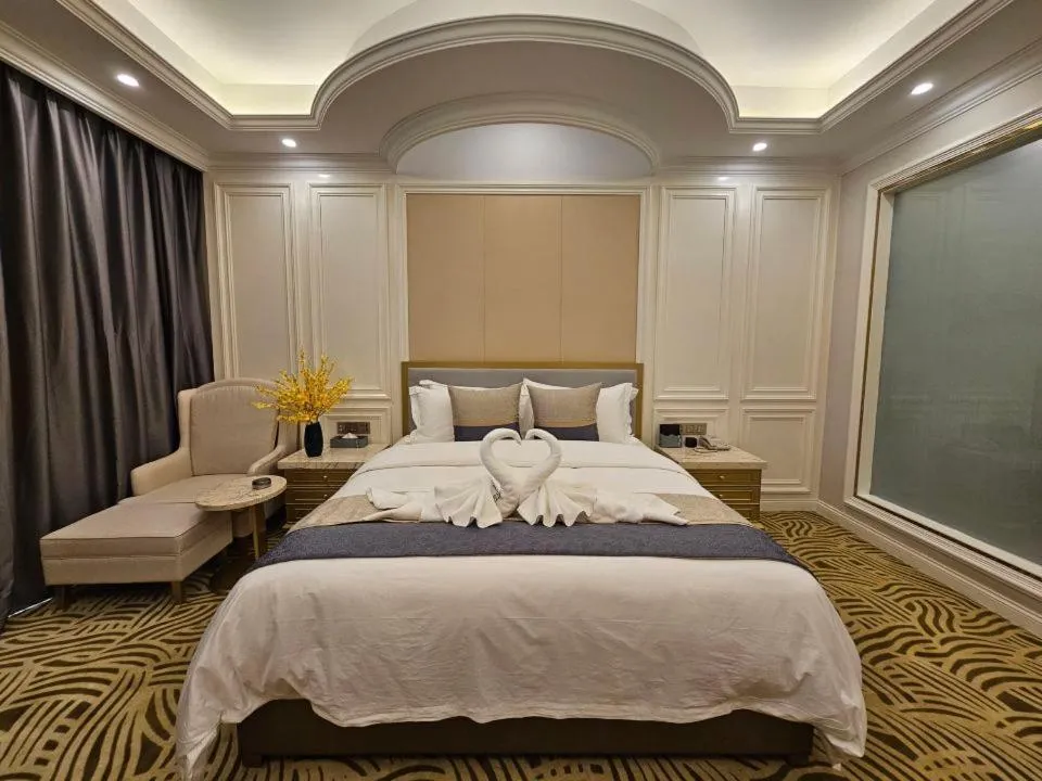 Bed in Dansavanh Namngum Resort