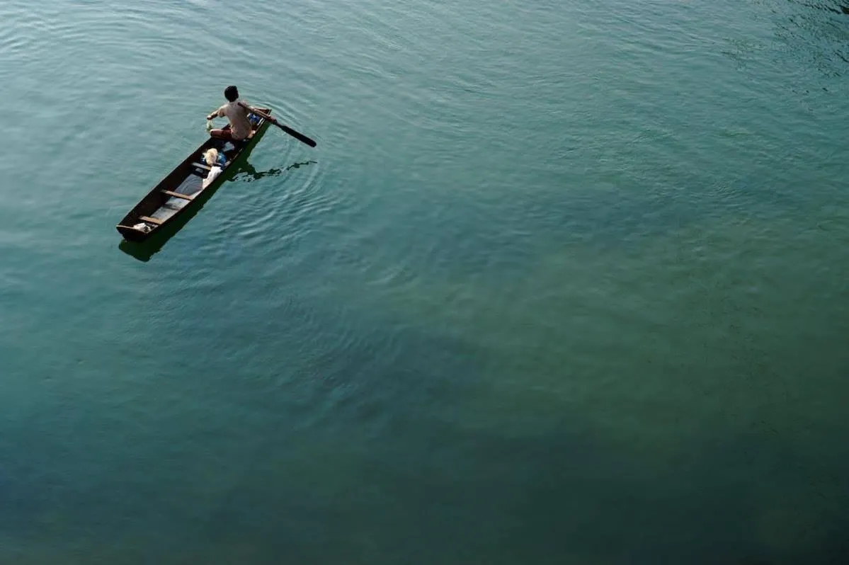 Lake view in Dansavanh Namngum Resort