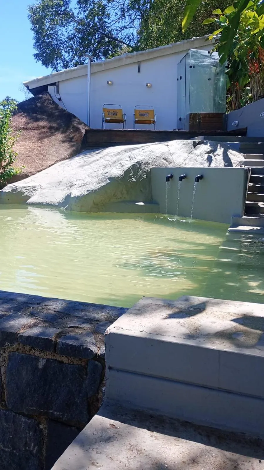 Pool view in Pousada Papiro Boutique