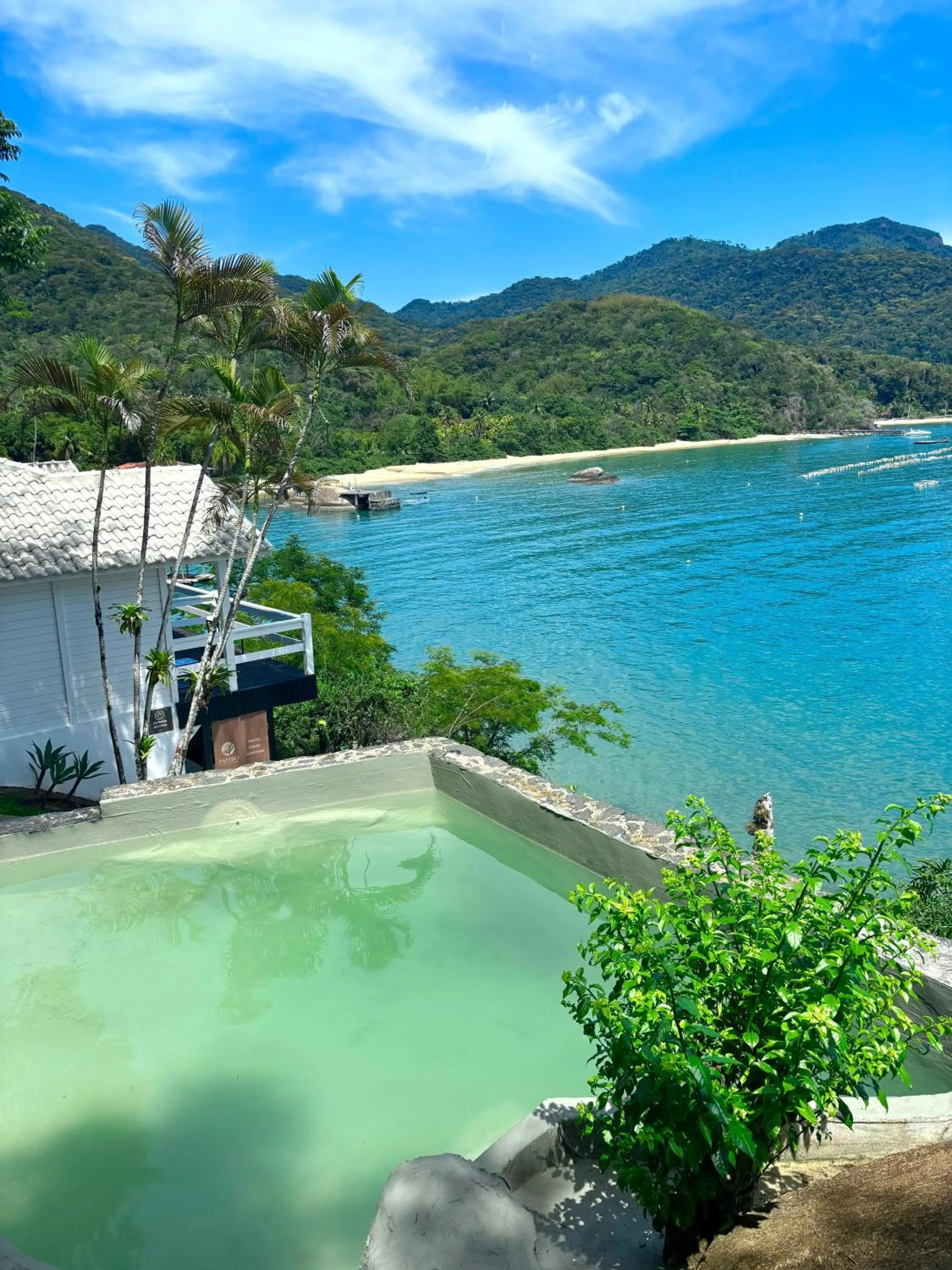 Pool view in Pousada Papiro Boutique