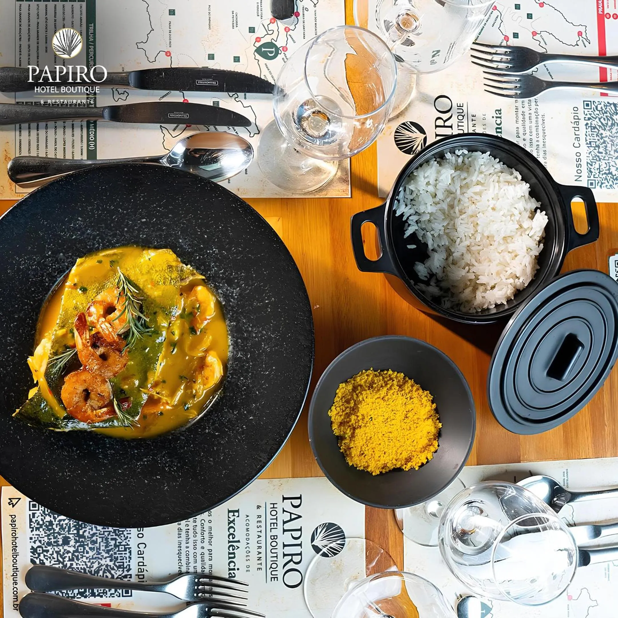 Restaurant/places to eat in Pousada Papiro Boutique