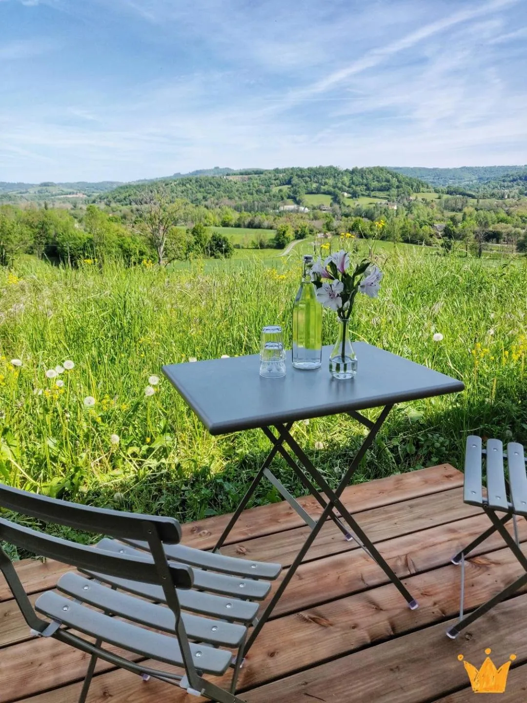 Natural landscape in Estafête