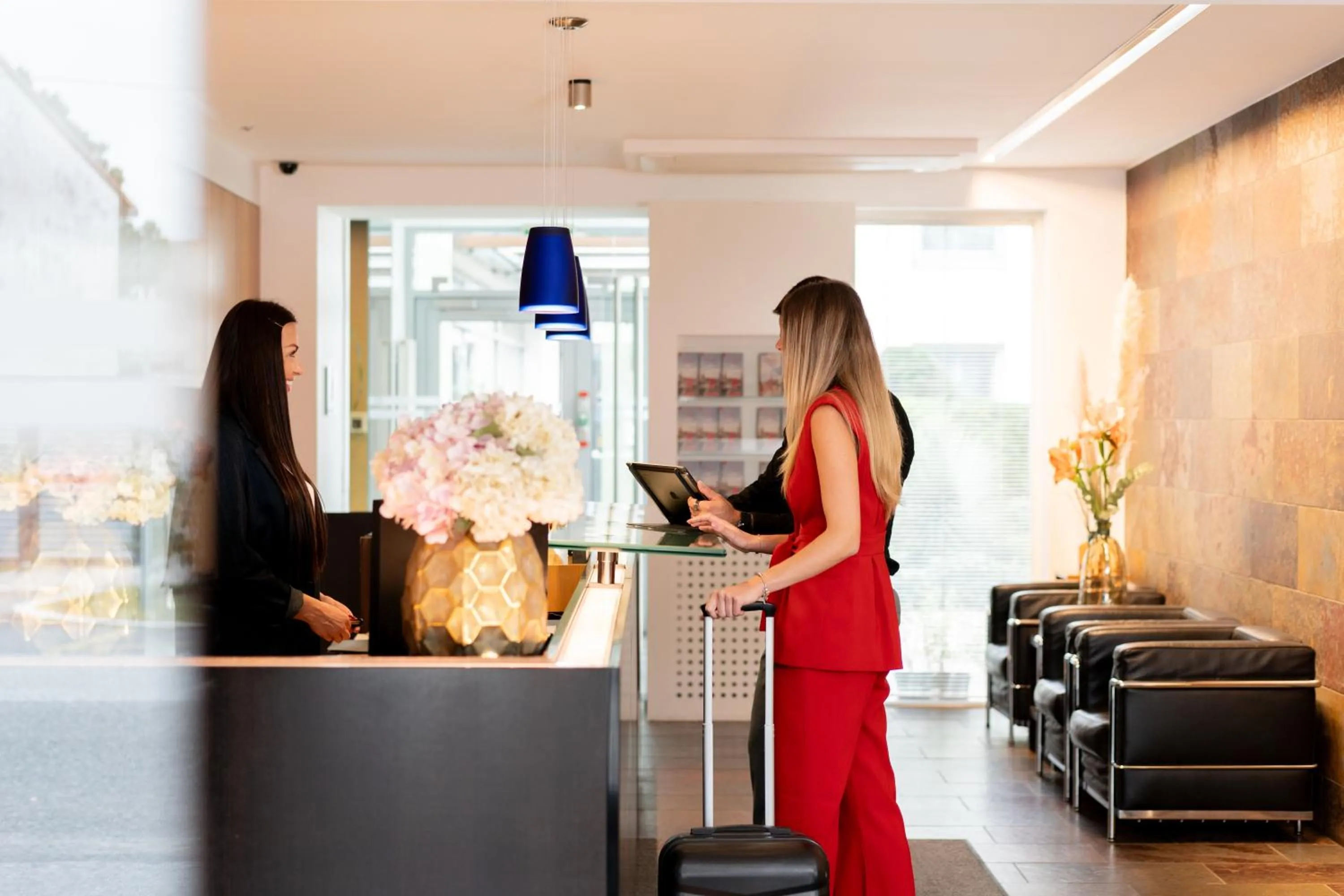 Lobby or reception in HEINhotel vienna airport