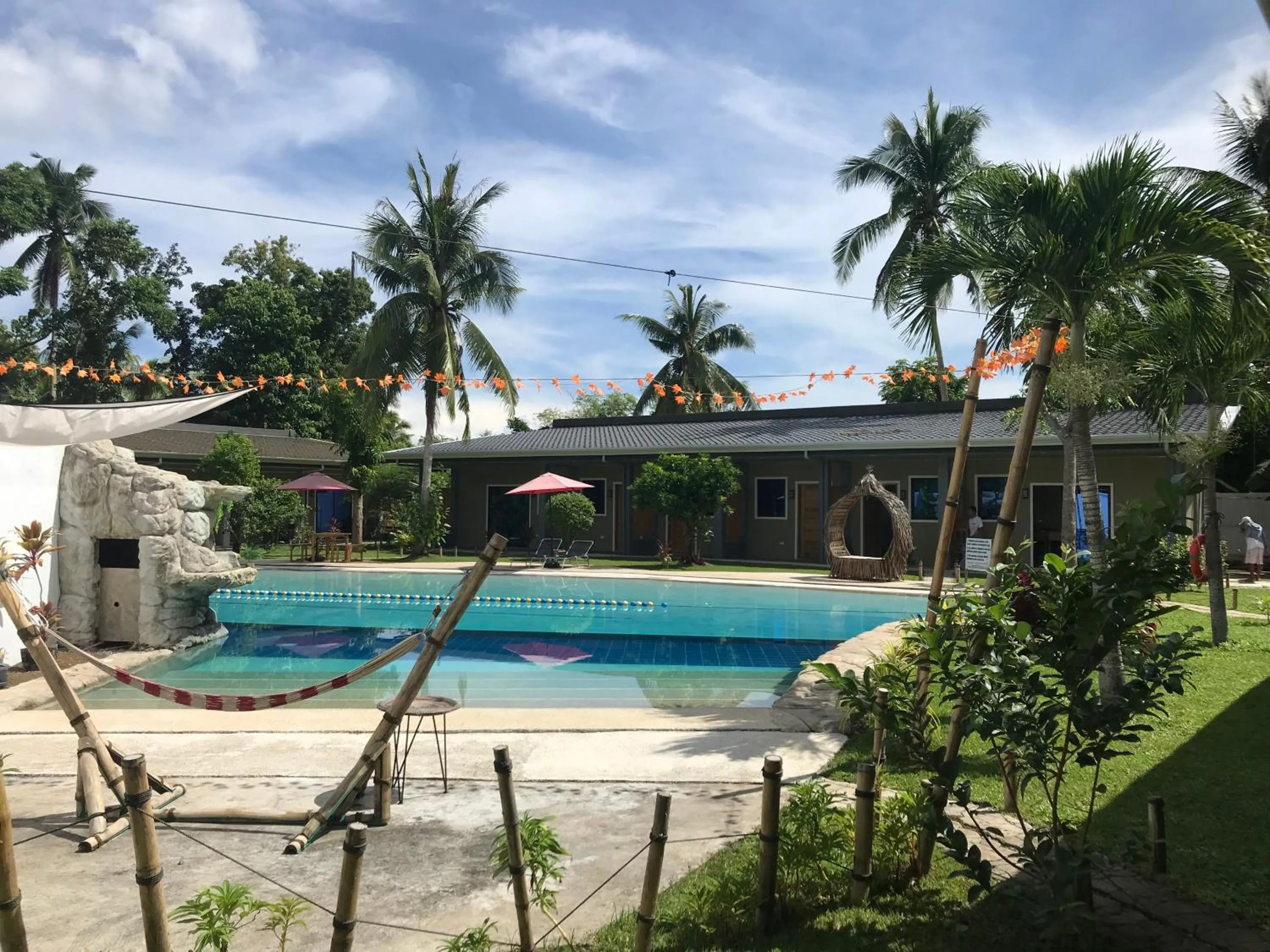 Garden in Hidden Lagoon Resort