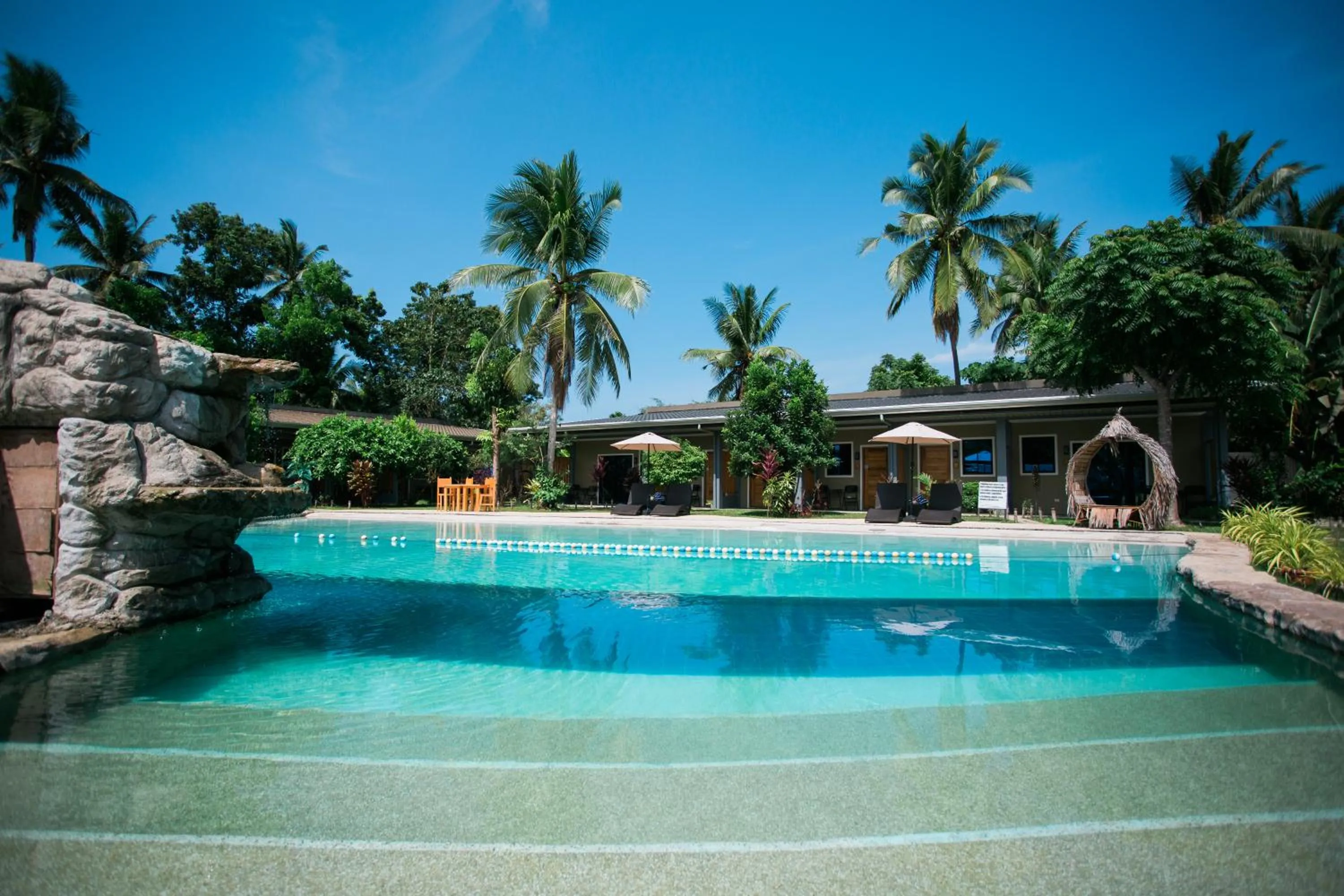 Garden in Hidden Lagoon Resort