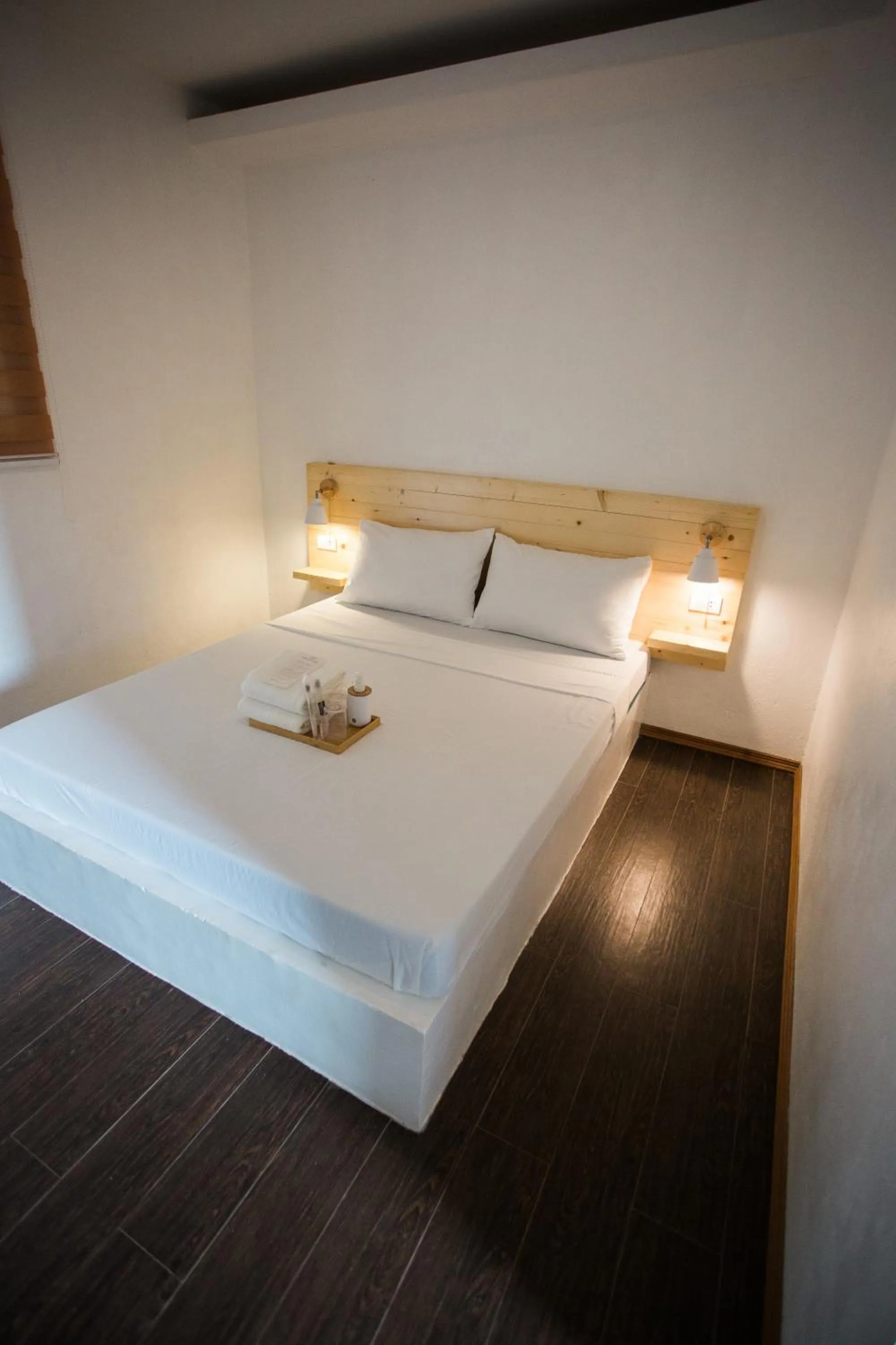 Bed in Hidden Lagoon Resort