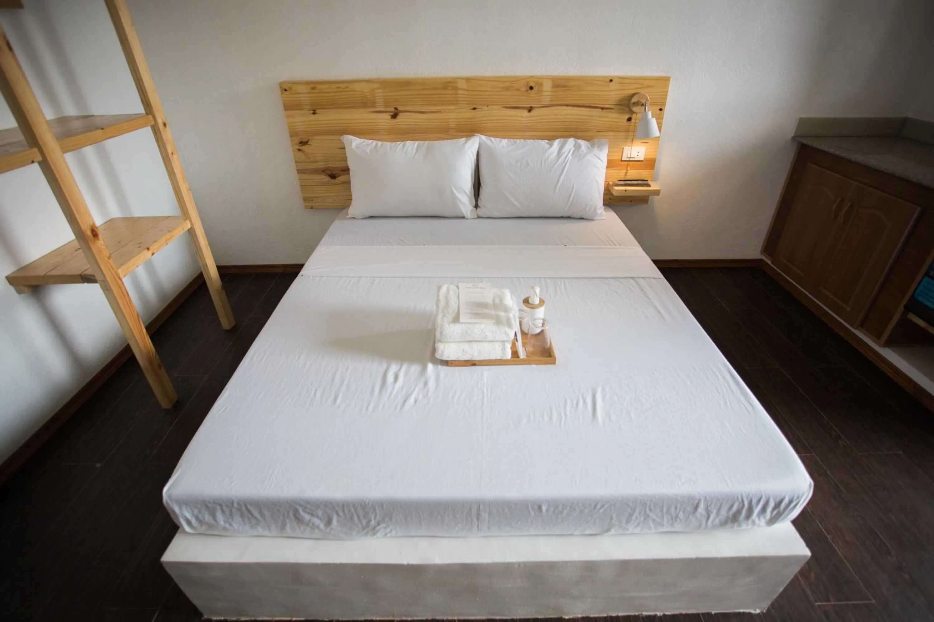 Bed in Hidden Lagoon Resort