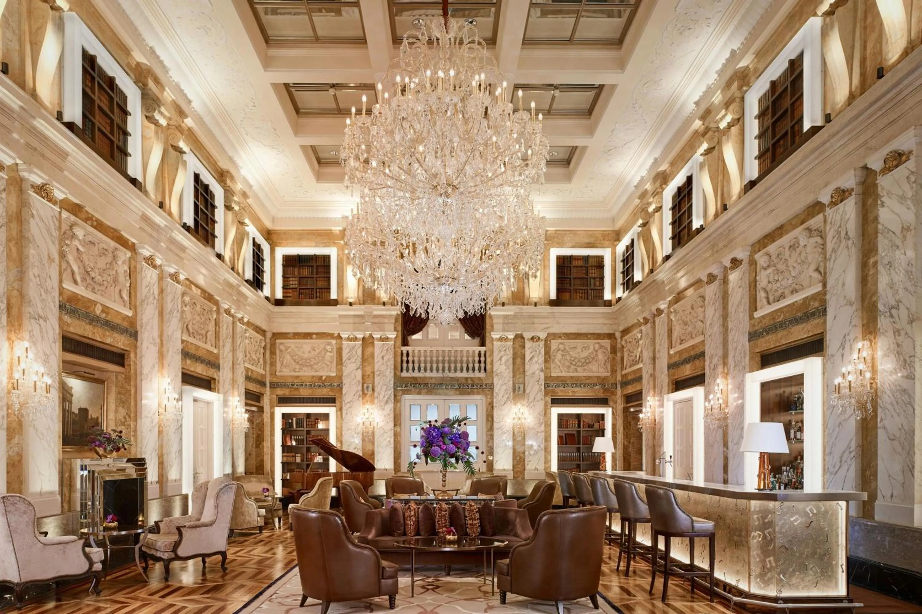 Lounge or bar in Hotel Imperial, a Luxury Collection Hotel, Vienna