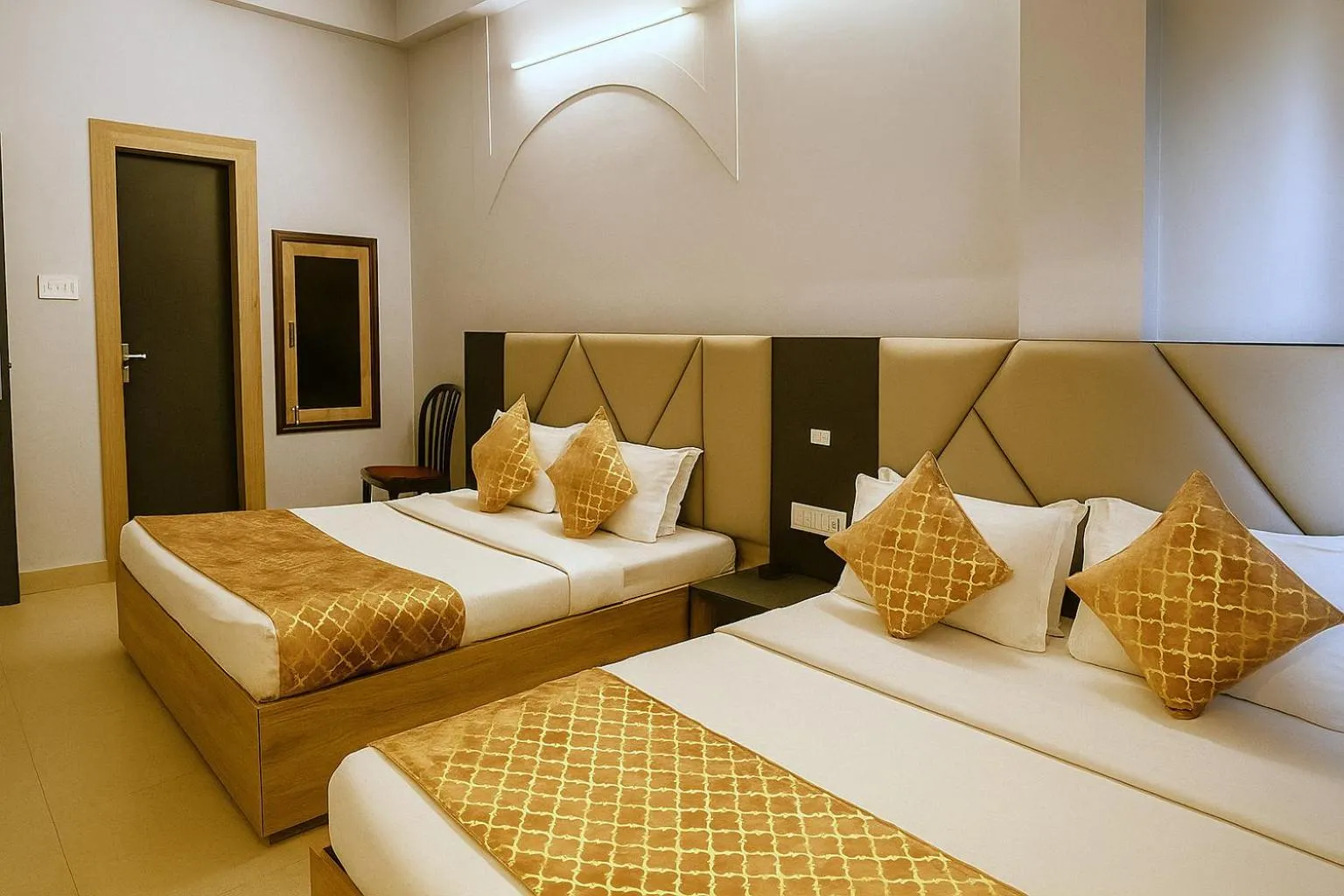 Bedroom, Bed in Hotel City Palace