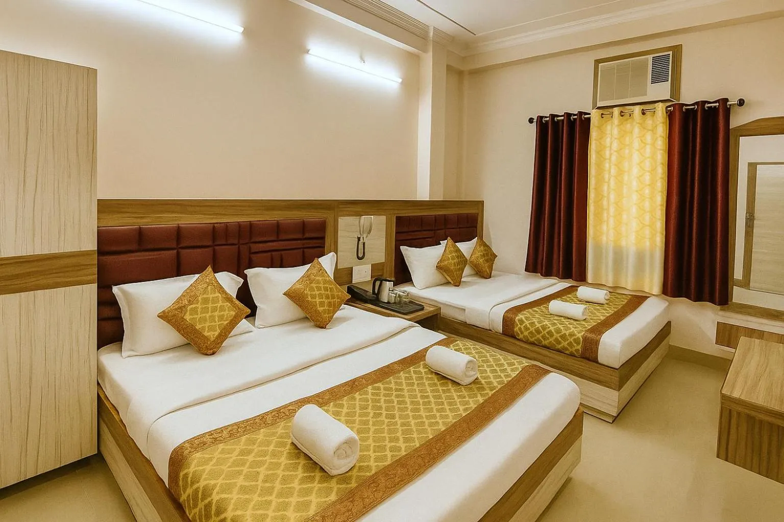 Bedroom, Bed in Hotel City Palace