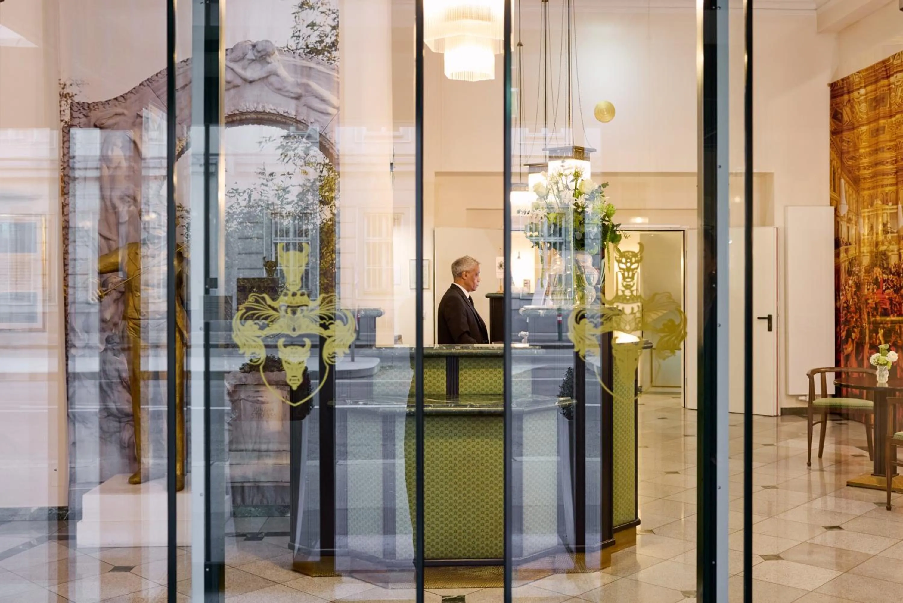 Facade/entrance in Hotel Johann Strauss