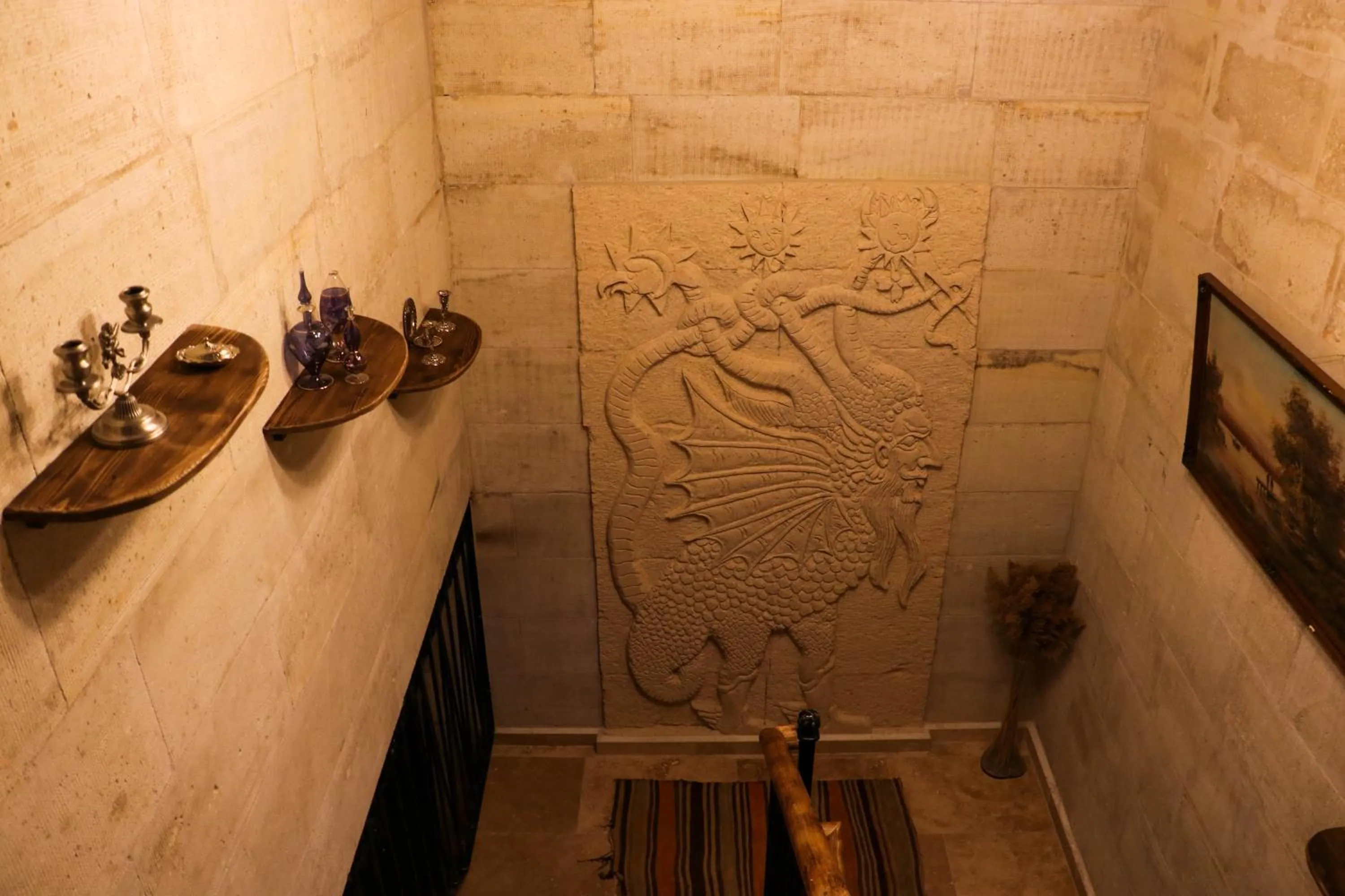 On site in Olivia Cave Hotel