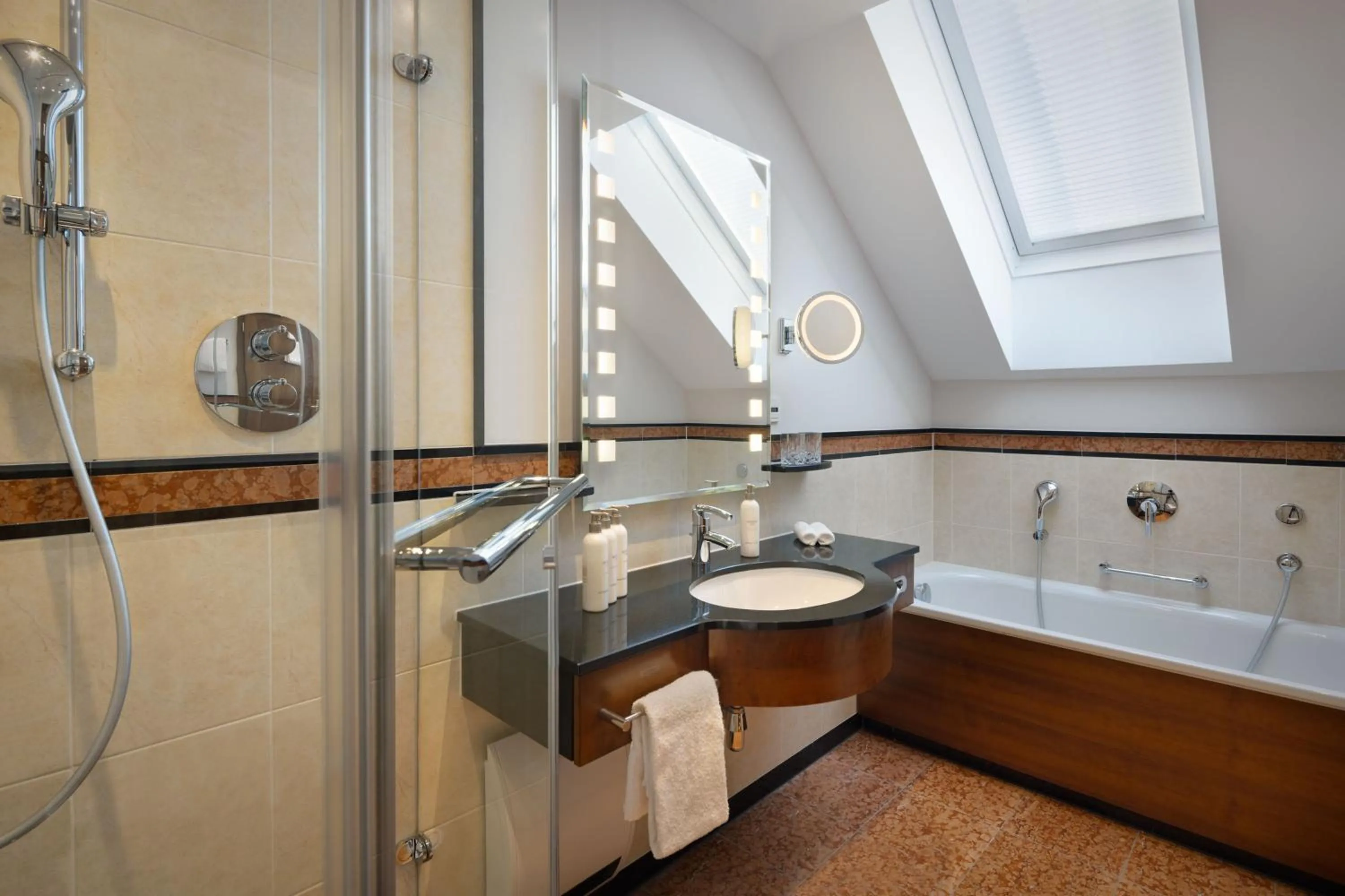 Bathroom in Arabella Jagdhof Resort am Fuschlsee, a Tribute Portfolio Hotel