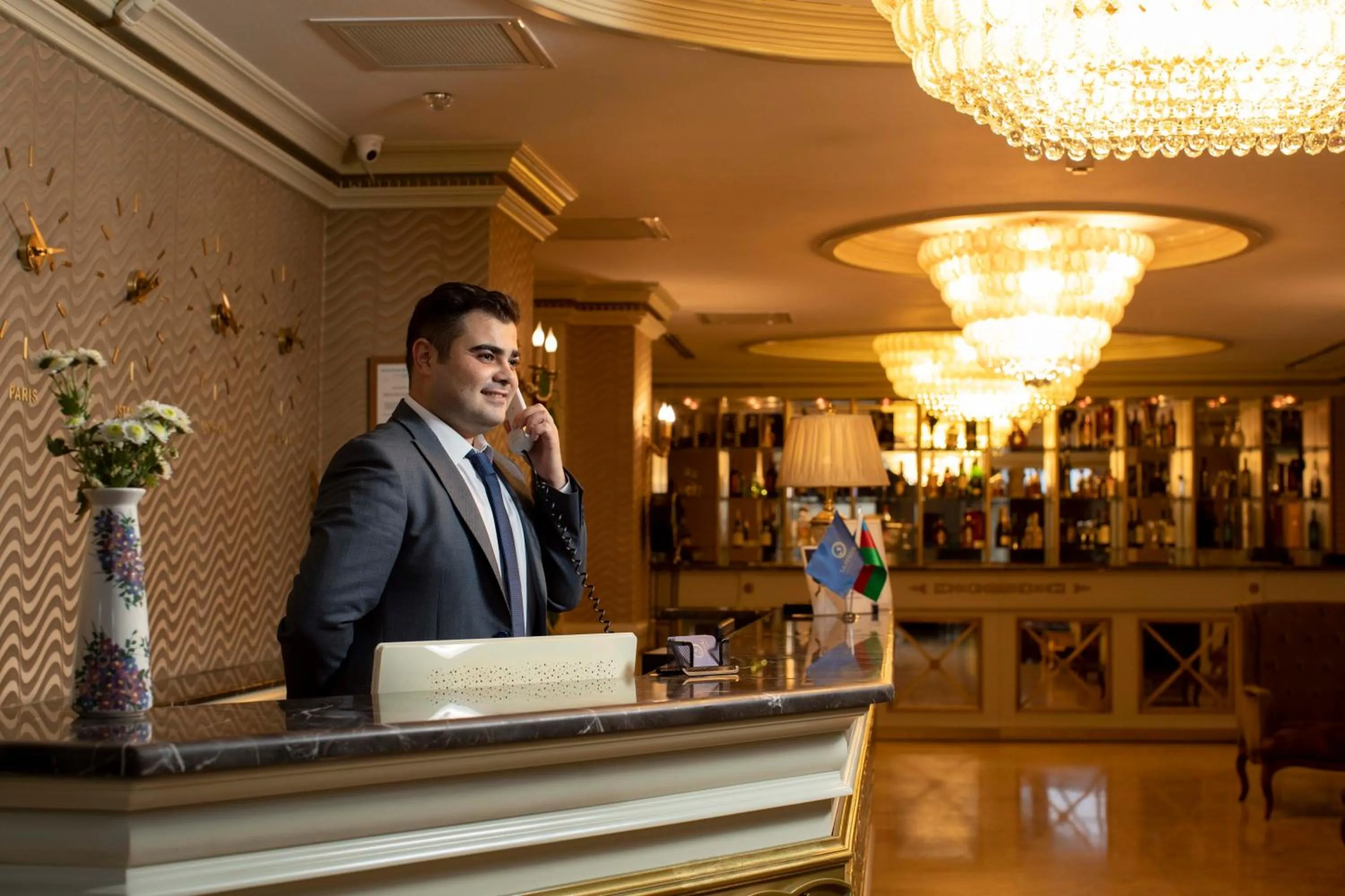 Lobby or reception in Sapphire Inn Hotel